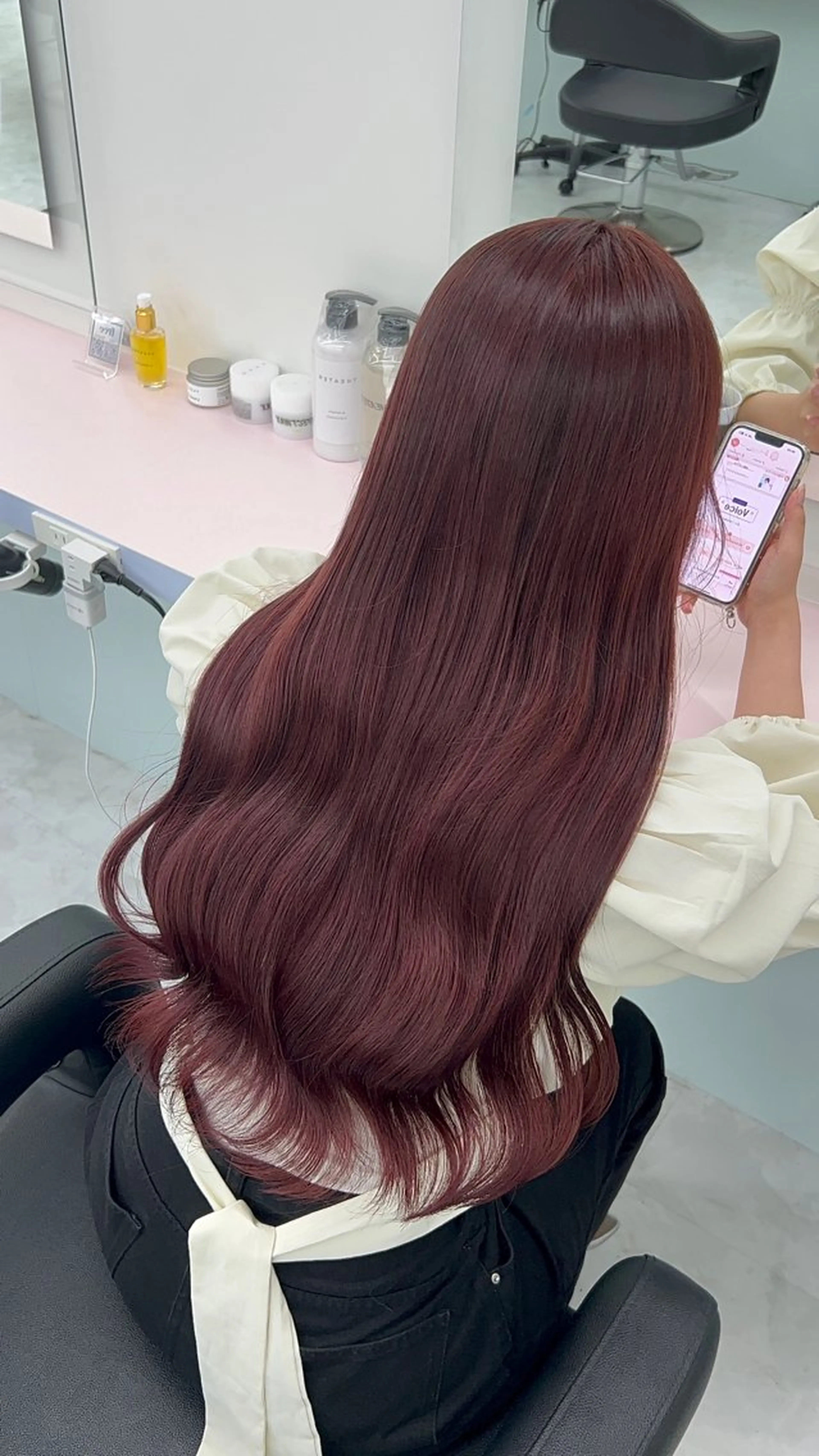 ロング カラー ヘアアレンジ ヘアカラー トリートメント ブリーチなしの達人 🇰🇷KAITOのヘアスタイル