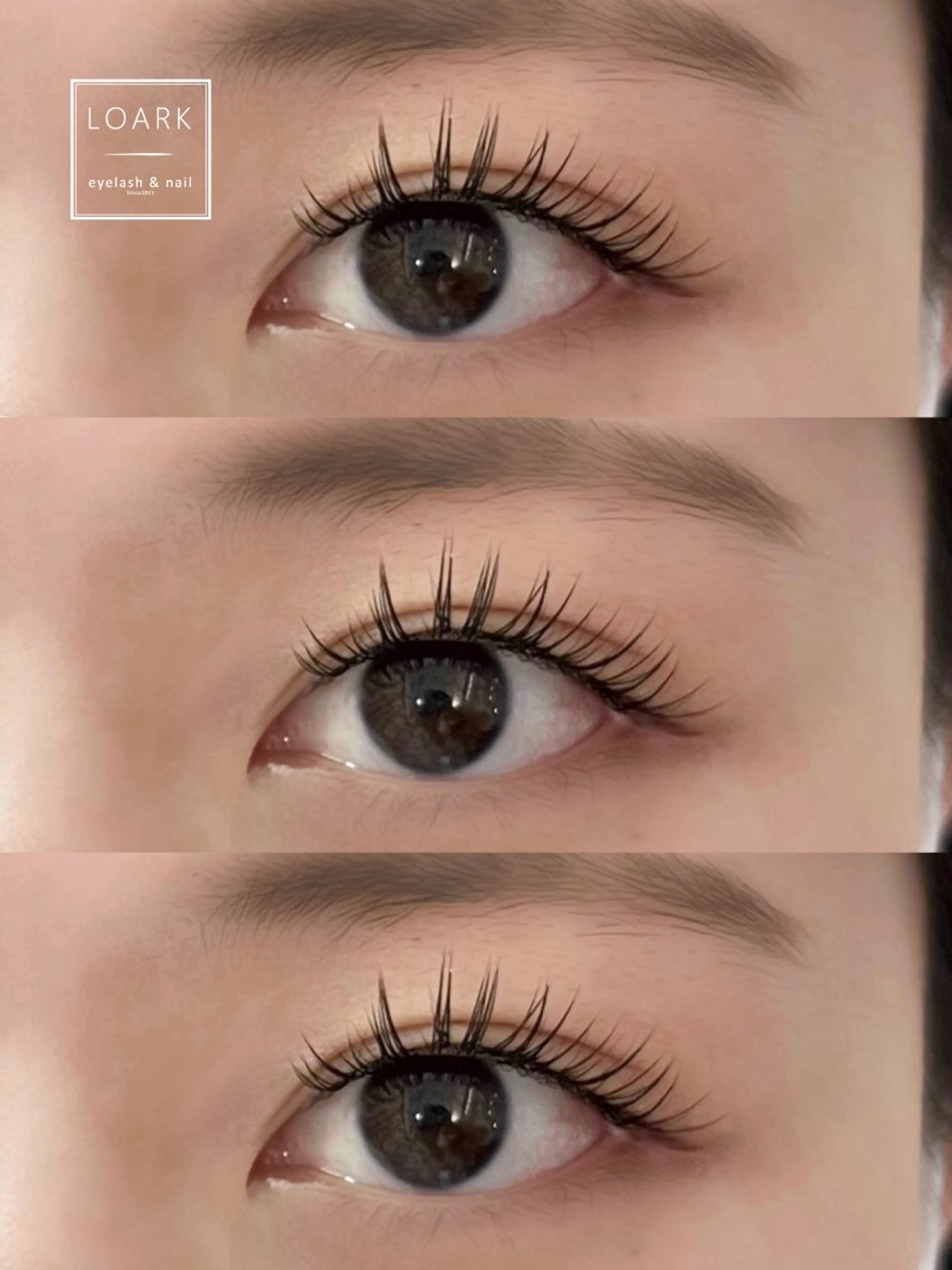 マツエク・マツパ パリジェンヌラッシュリフト LOARK アイラッシュのマツエク・マツパデザイン