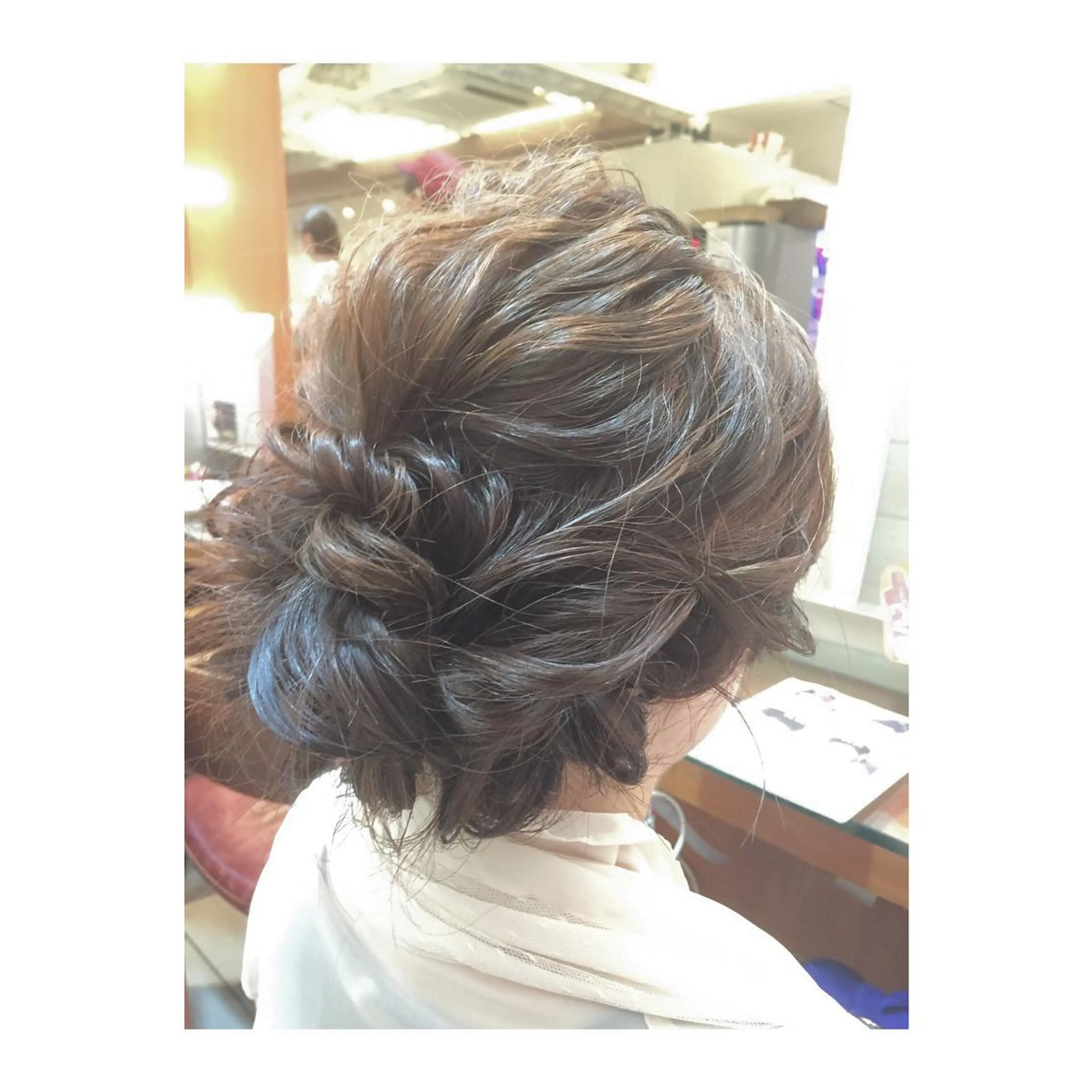 ミディアム カラー パーマ ヘアアレンジ 可愛いを作る神 ナオヒロのヘアスタイル