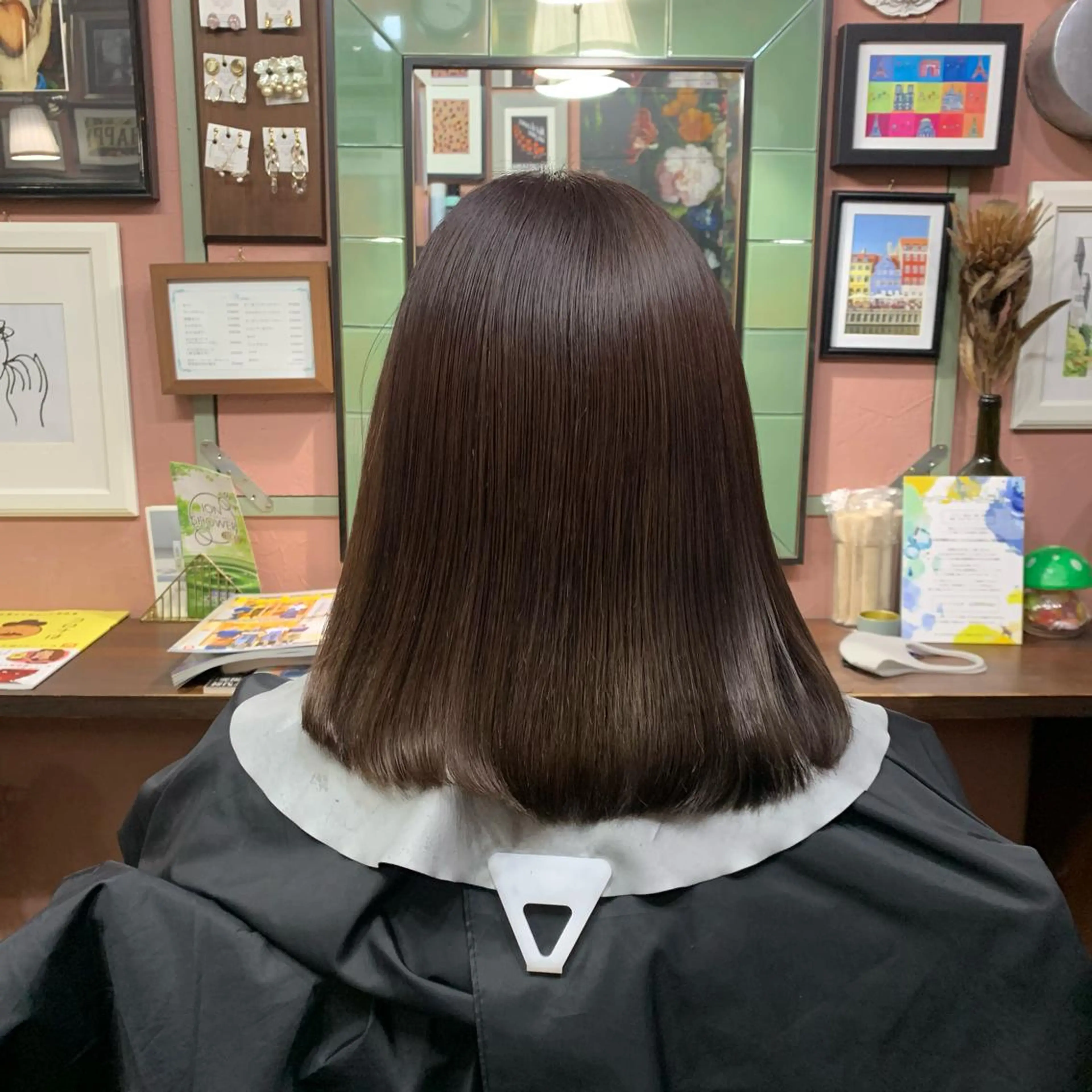 ミディアム カラー 髪質改善 トリートメント ヘアカラー トリートメント chouette/ 根本優希のヘアスタイル