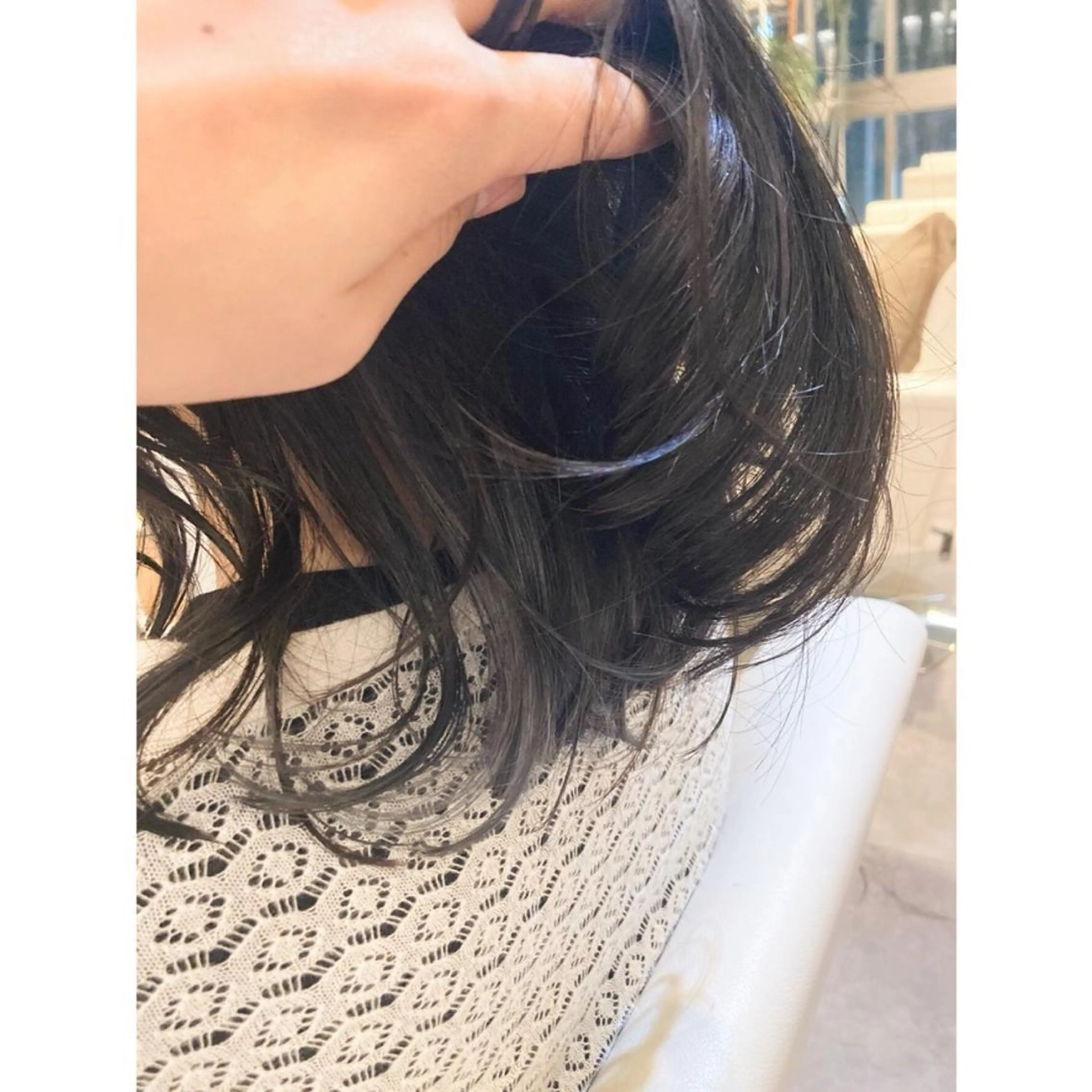 ミディアム カラー グレージュ インナーカラー カット ヘアカラー ヘッドスパ Grantus (グランタス )のヘアスタイル