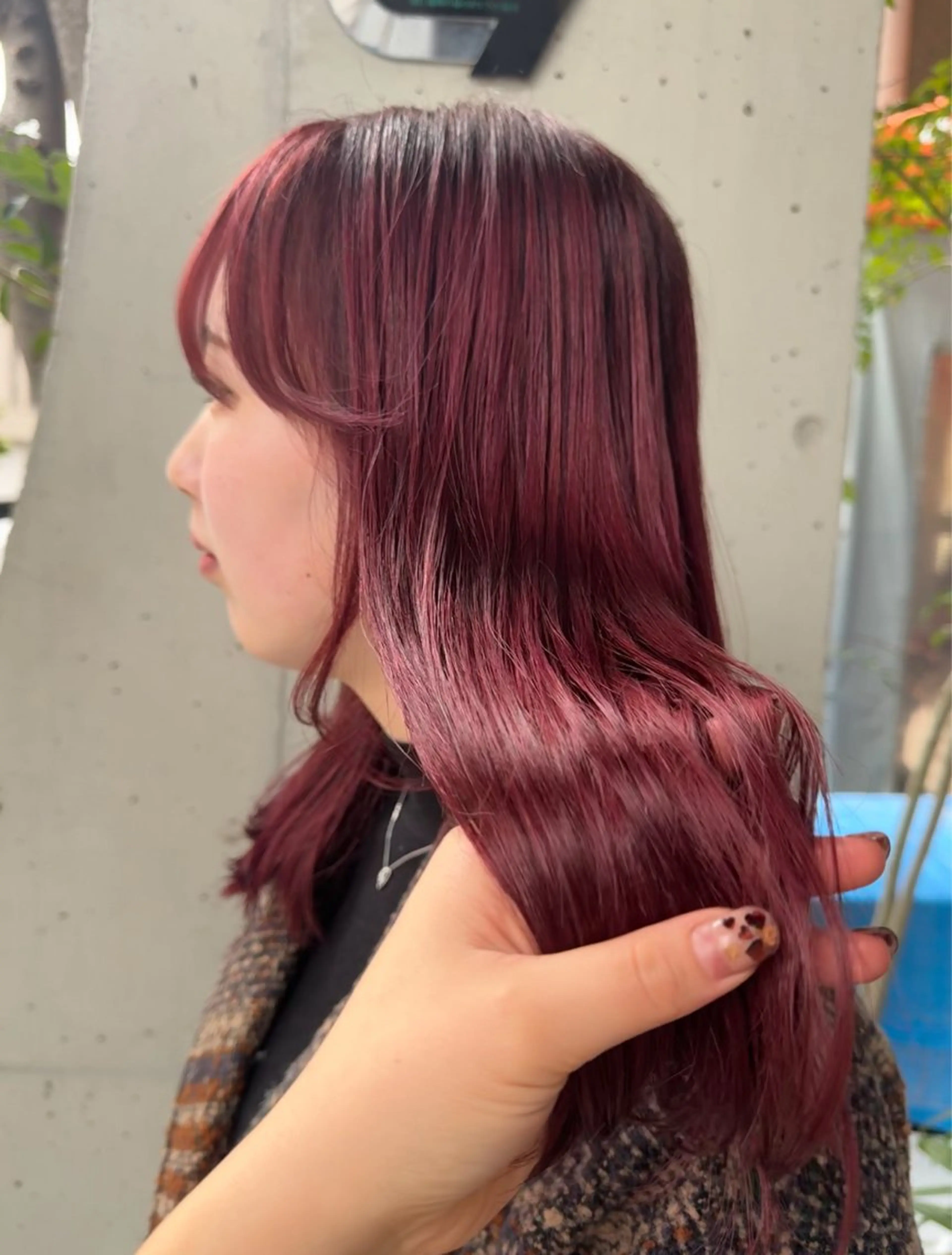 ロング カット ヘアカラー saki/Insta fleur_sakiのヘアスタイル