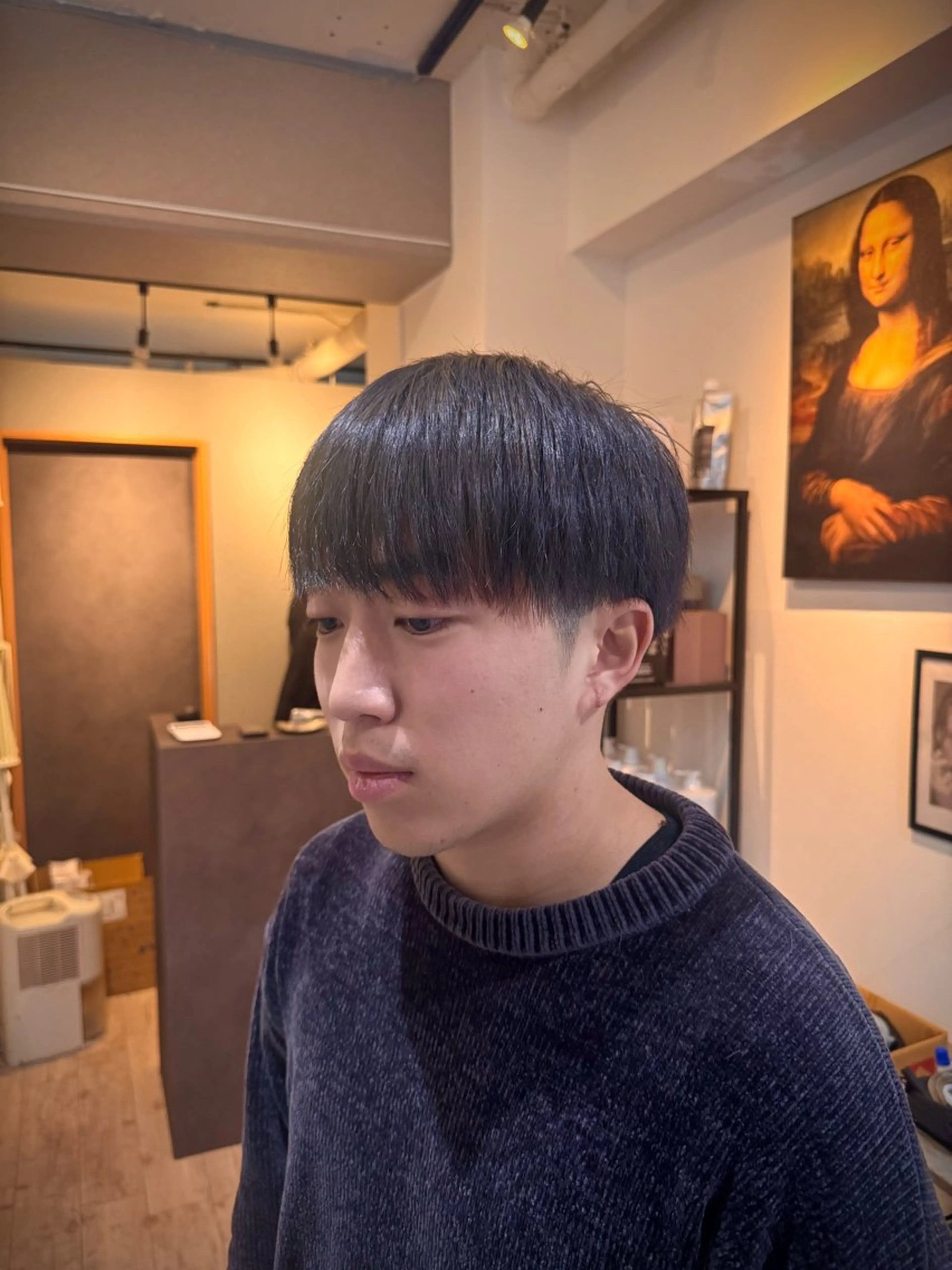 ショート カラー メンズ メンズブリーチ ブリーチ グレージュ カット ヘアカラー GLADMAN'S CUT CLUB 立川所属・メンズ特化✂️ 三上のヘアスタイル