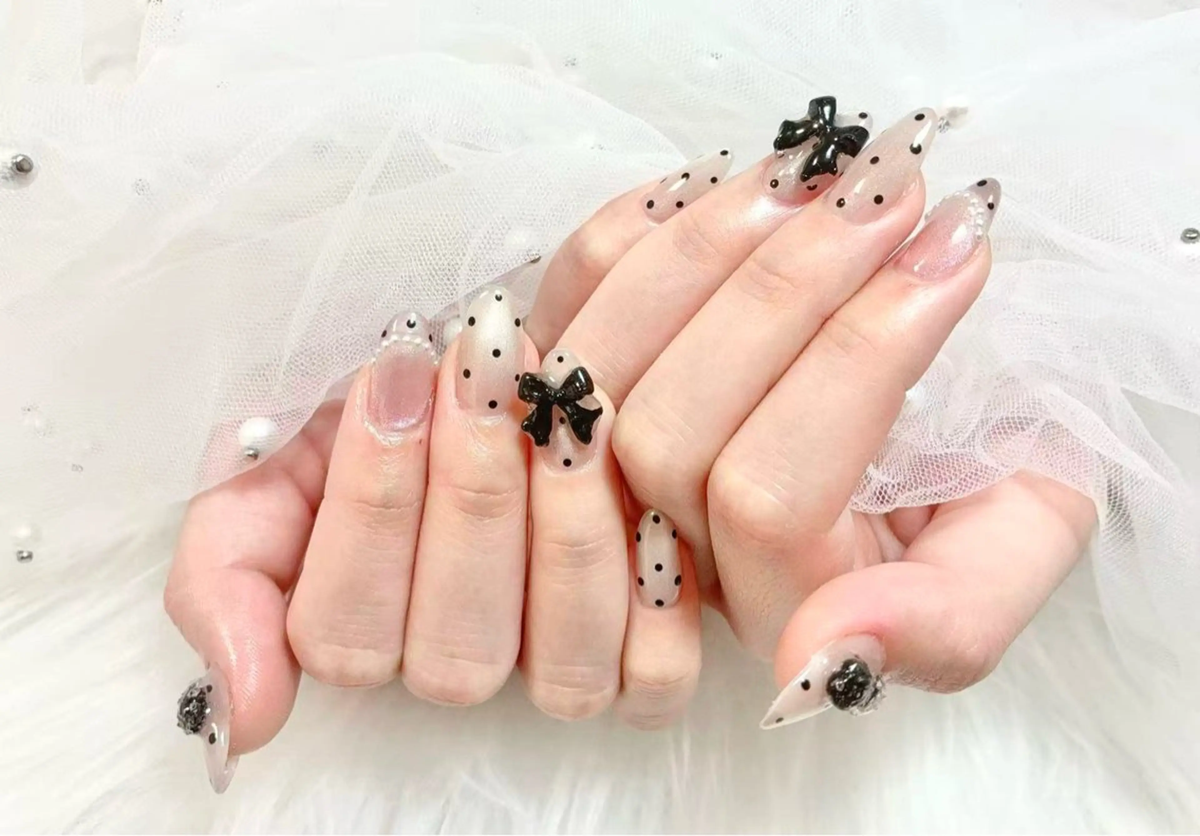 ネイル アニマル柄 チークネイル 成人式 フラッシュネイル フットネイル ハンドネイル B·U Nail大宮 長さだし専門店のネイルデザイン