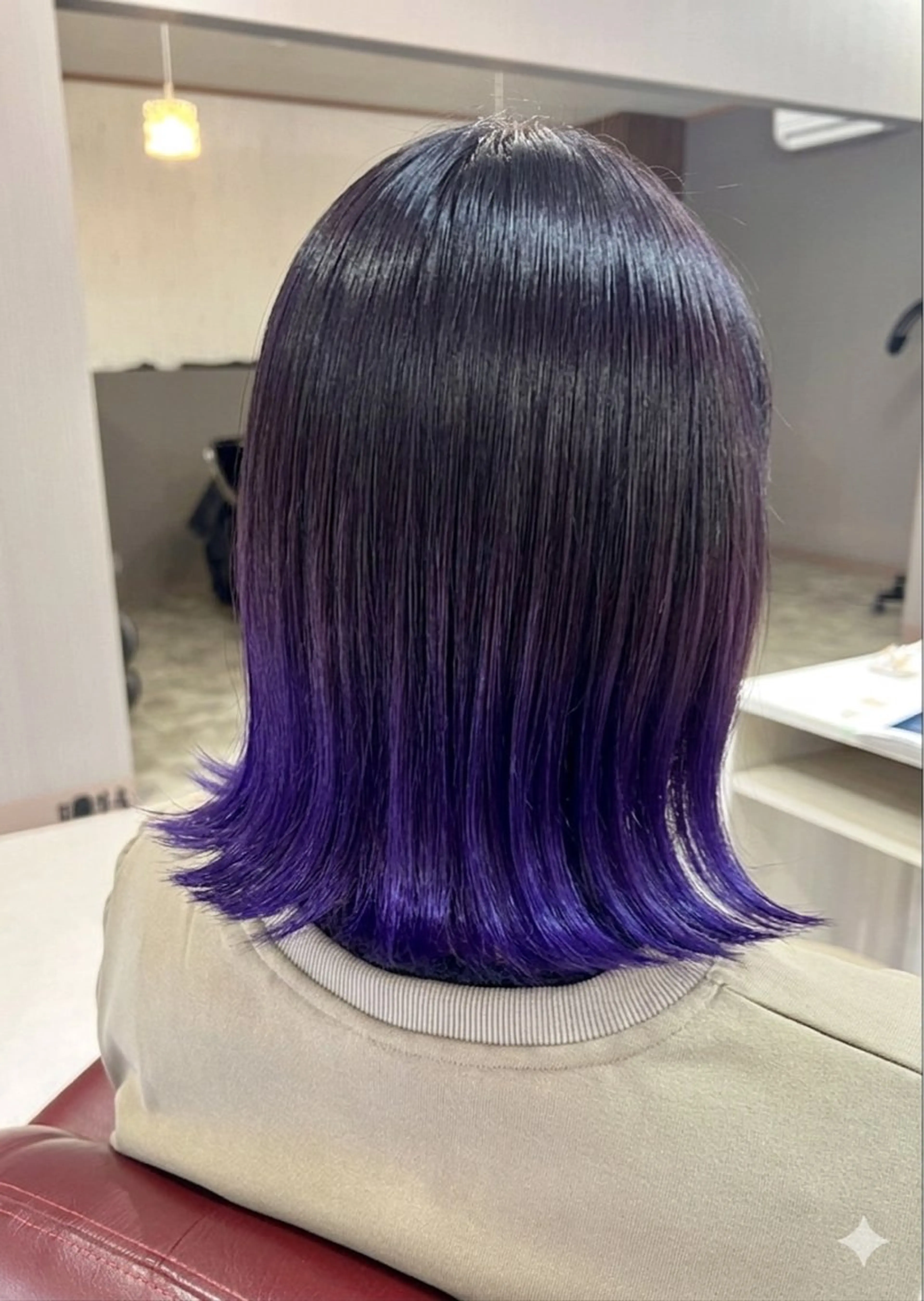 ミディアム カラー グラデーションカラー バイオレットカラー KEN 🌟のヘアスタイル