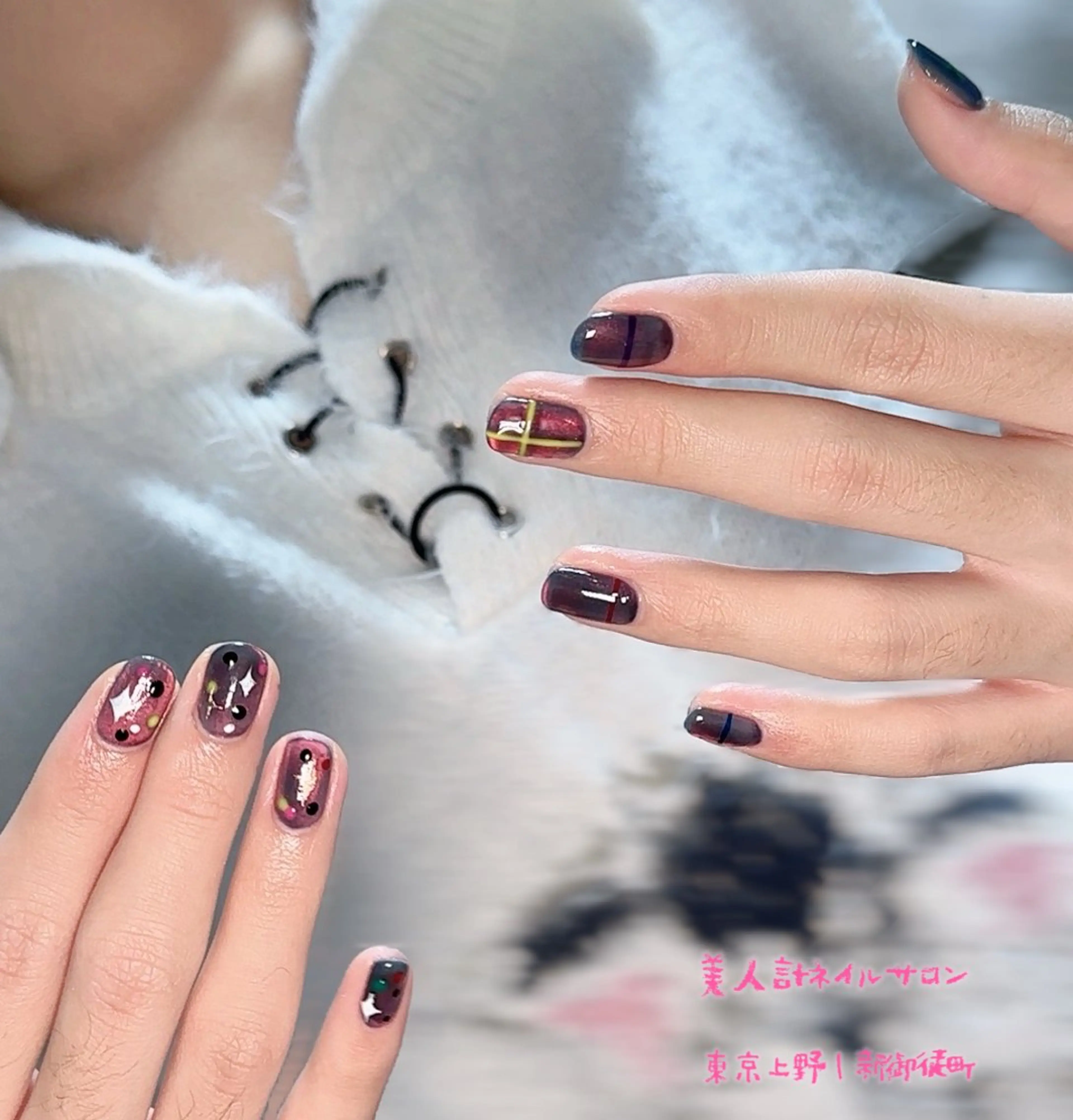 ネイル アートネイル メンズネイル ハンドネイル 美人計ネイルサロン所属・中山 美月のネイルデザイン
