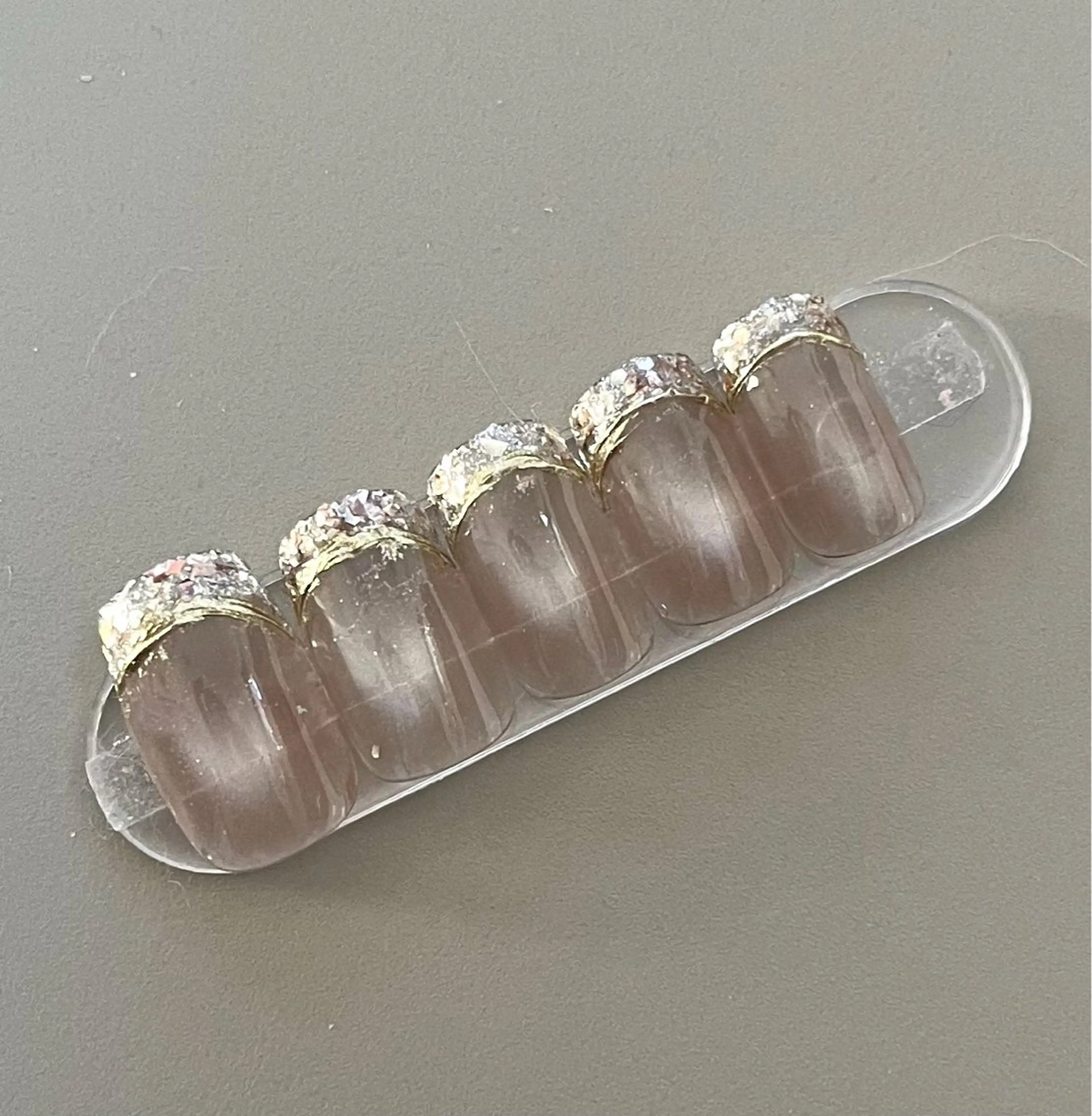 ネイル フレンチネイル ホログラムネイル ハンドネイル 島田 亜紀のネイルデザイン