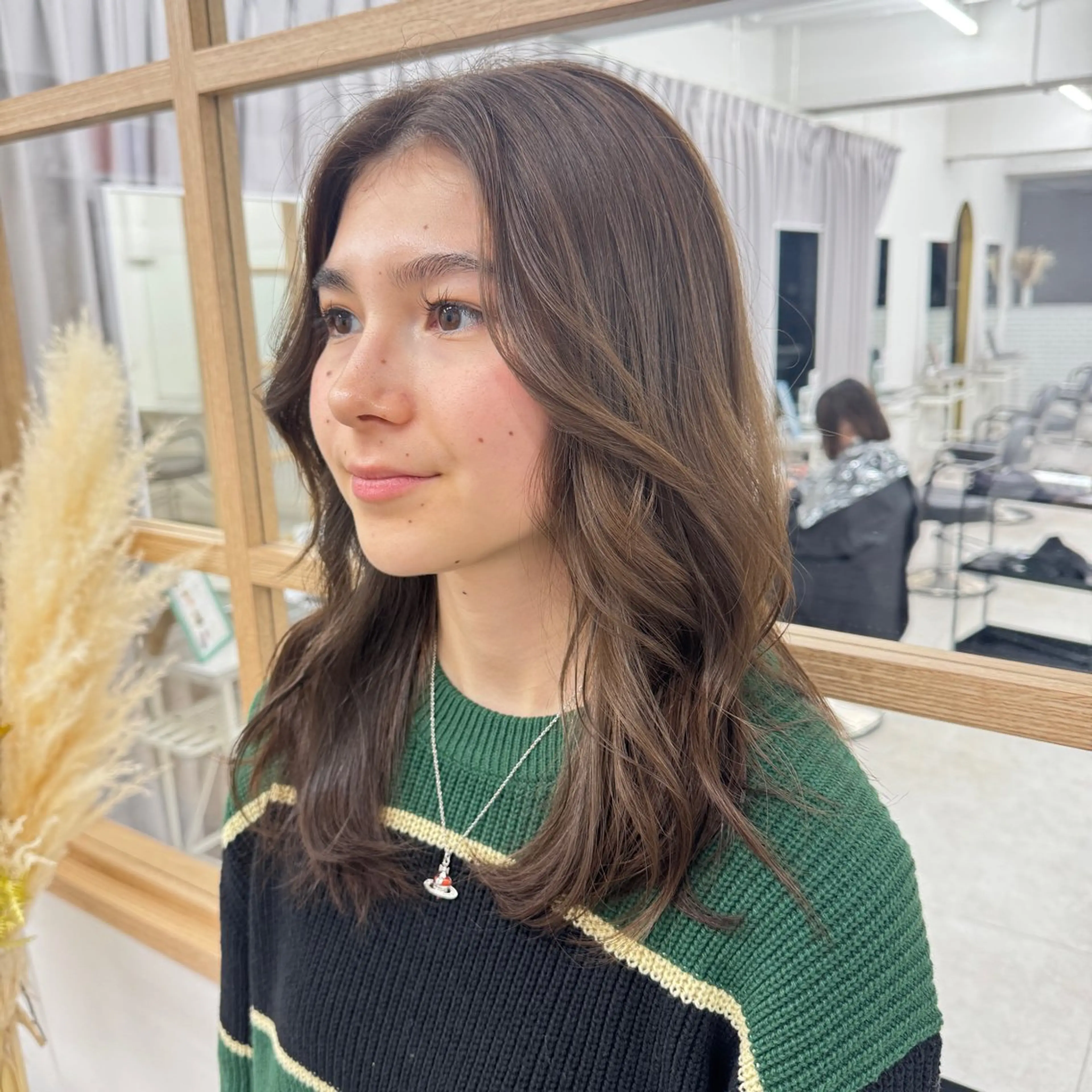 ミディアム カラー カット トリートメント ヘッドスパ 髪質改善/透明感 Tsubasaのヘアスタイル