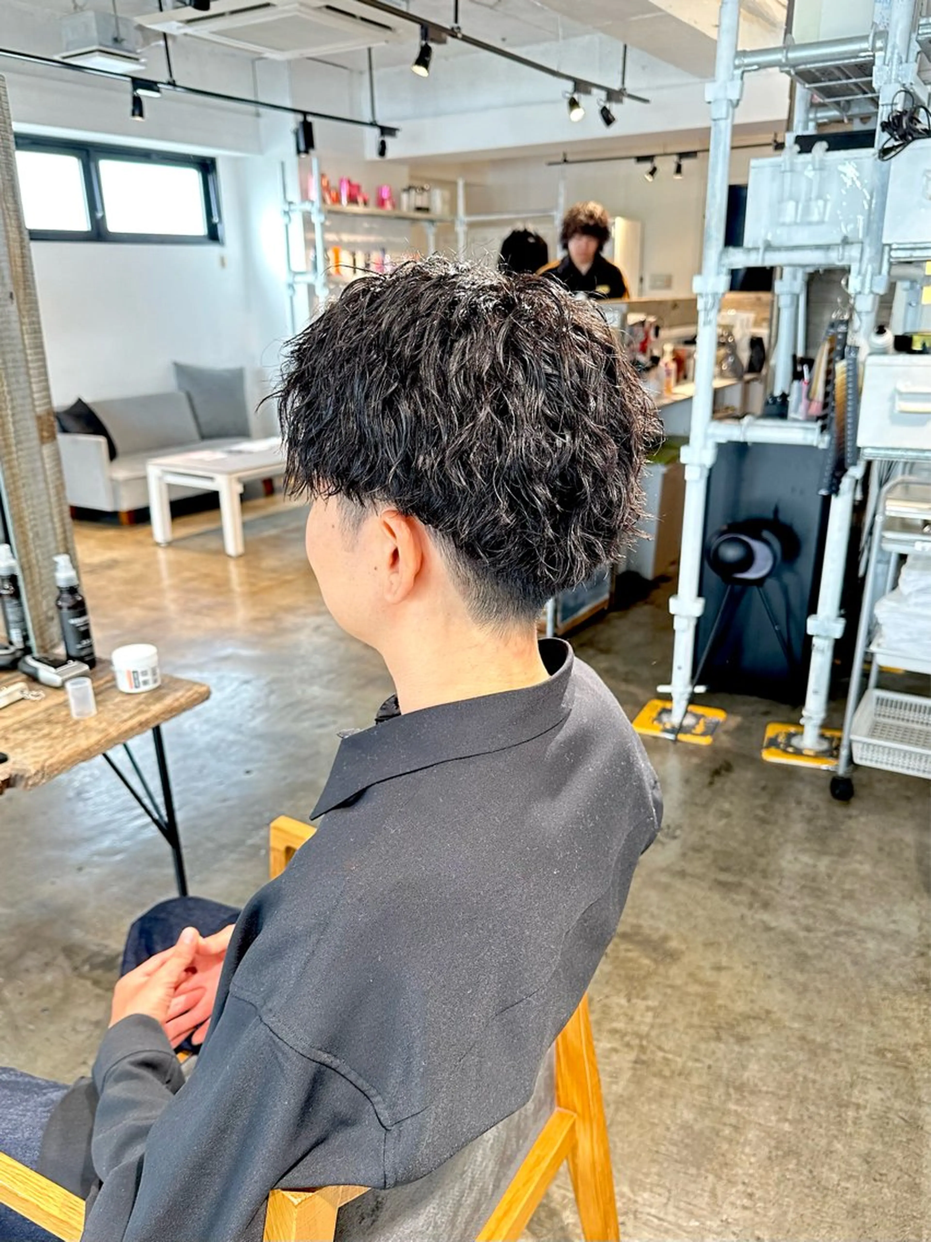 メンズ マッシュ メンズパーマ メンズツイストパーマ 波巻きパーマ ツイストパーマ カット ヘアカラー パーマ トリートメント 骨格補正施術/メンズ 専門美容師/YUYAのヘアスタイル