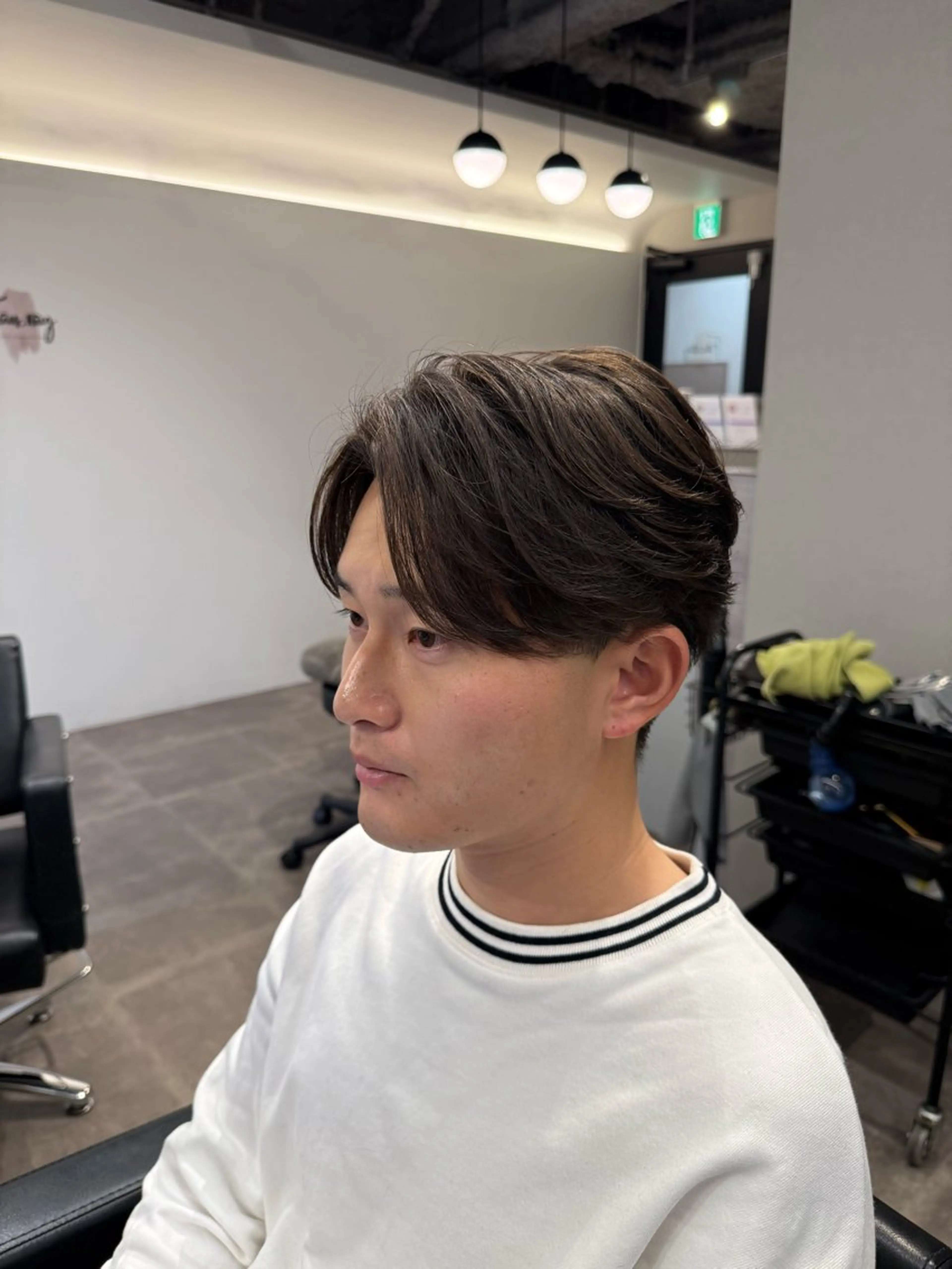 ショート パーマ メンズ カット パーマ 髙橋 翔一のヘアスタイル
