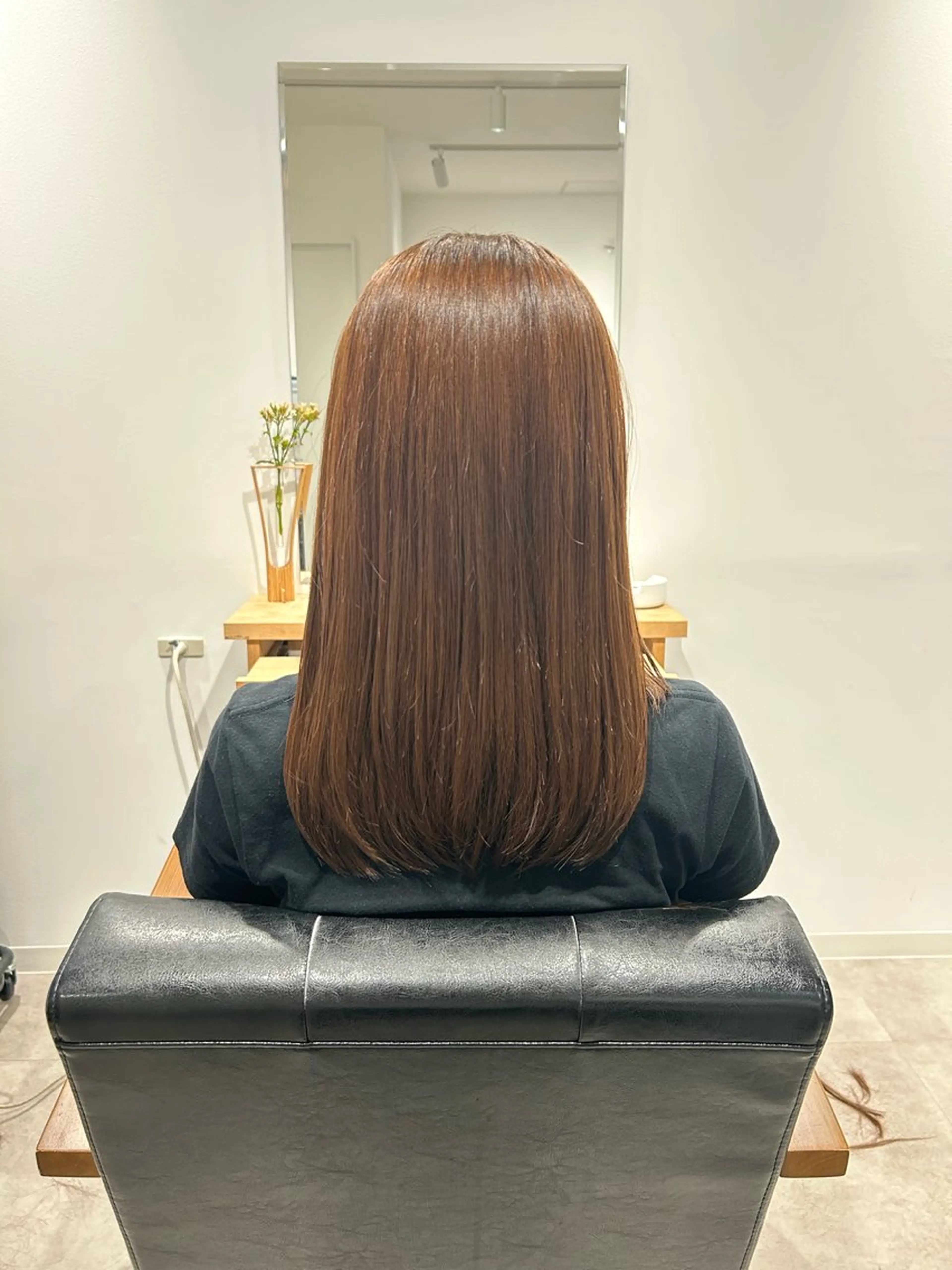 セミロング カラー 山田 堅登のヘアスタイル