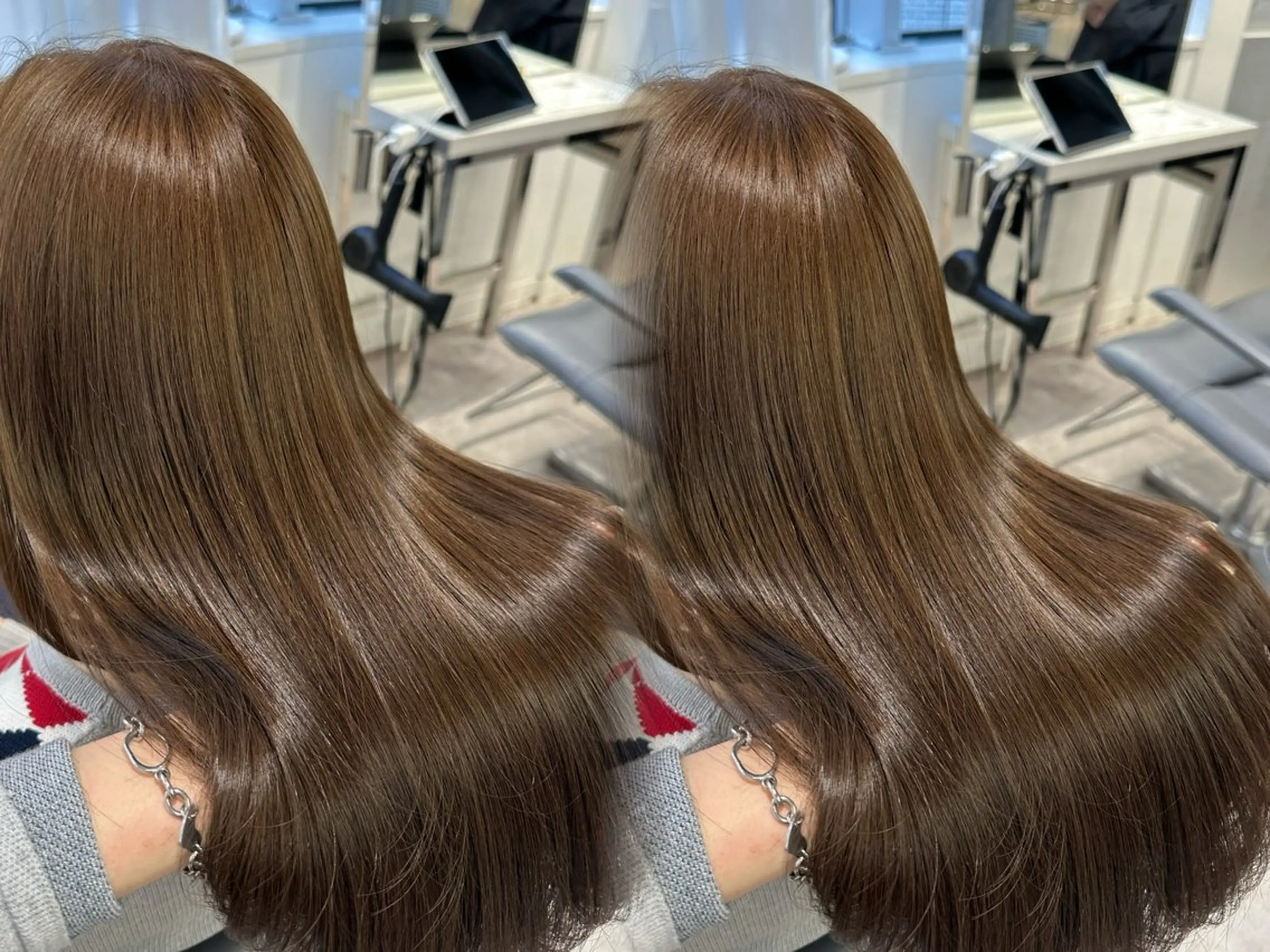 ロング カラー ケアカラー 透明感カラー グレージュ カット ヘアカラー トリートメント 渋谷韓国ヘア🇰🇷 SAYAKA🩶ᩚのヘアスタイル