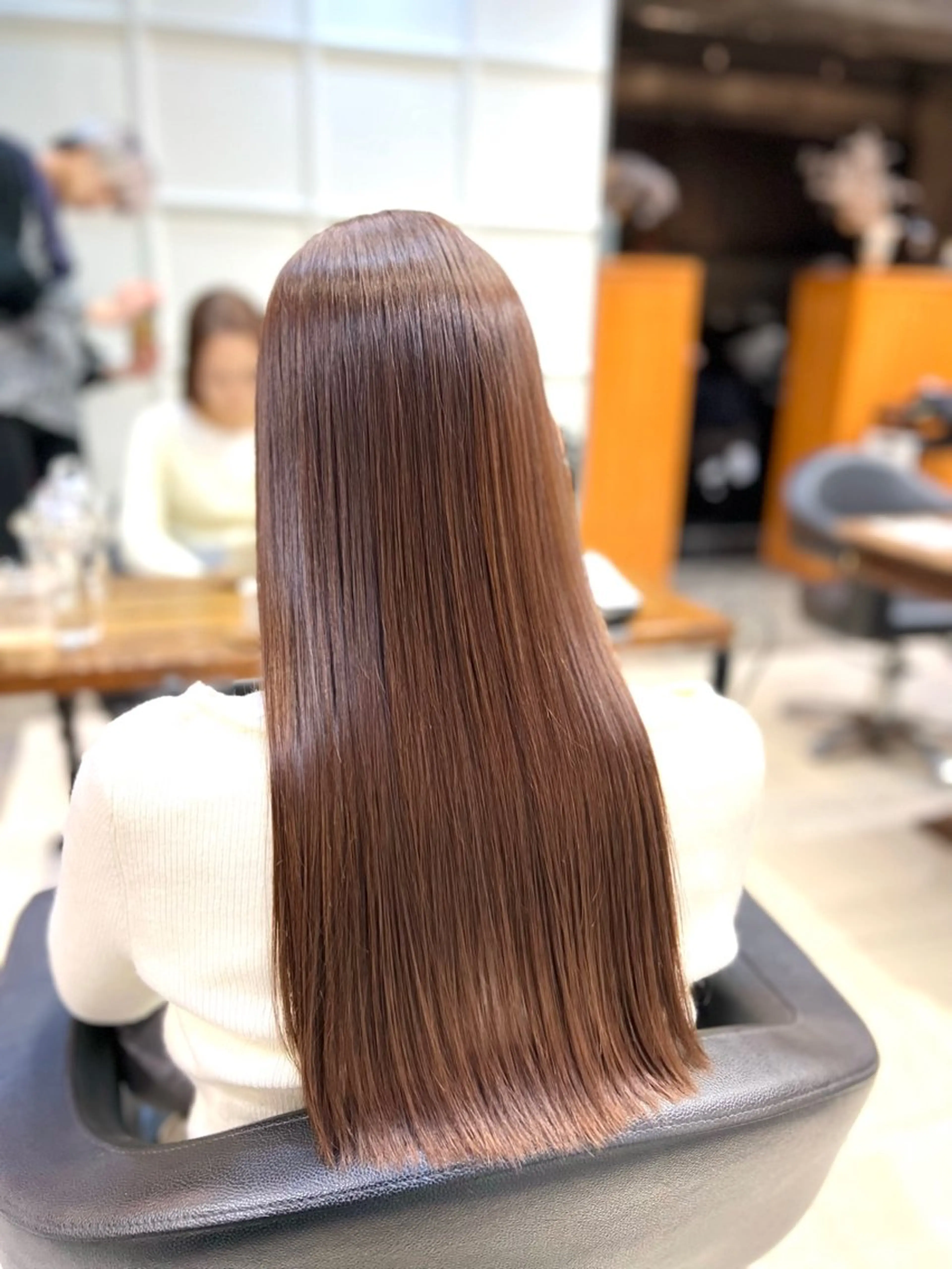 ロング 髪質改善 ロング 縮毛矯正 トリートメント 酸性ストレート ヘアカラー 縮毛矯正 GO TODAY 原宿本店所属・🎁曲がる縮毛矯正 /DAIKIのヘアスタイル