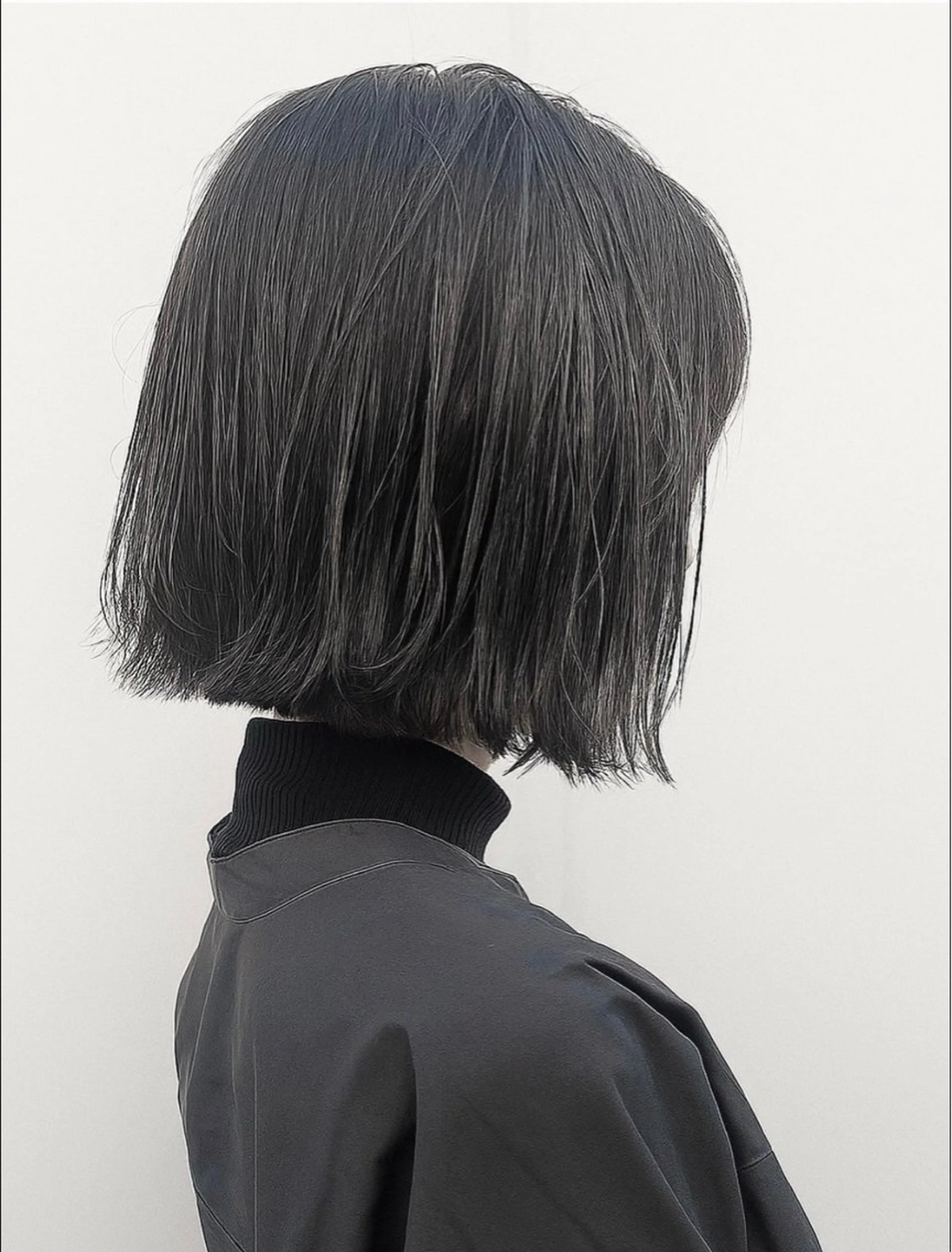 ショート カラー 黒髪 ブルーカラー ブルーブラック ヘアカラー LaNA hair salon by RELY所属・〔LaNA〕 Nozomiのヘアスタイル