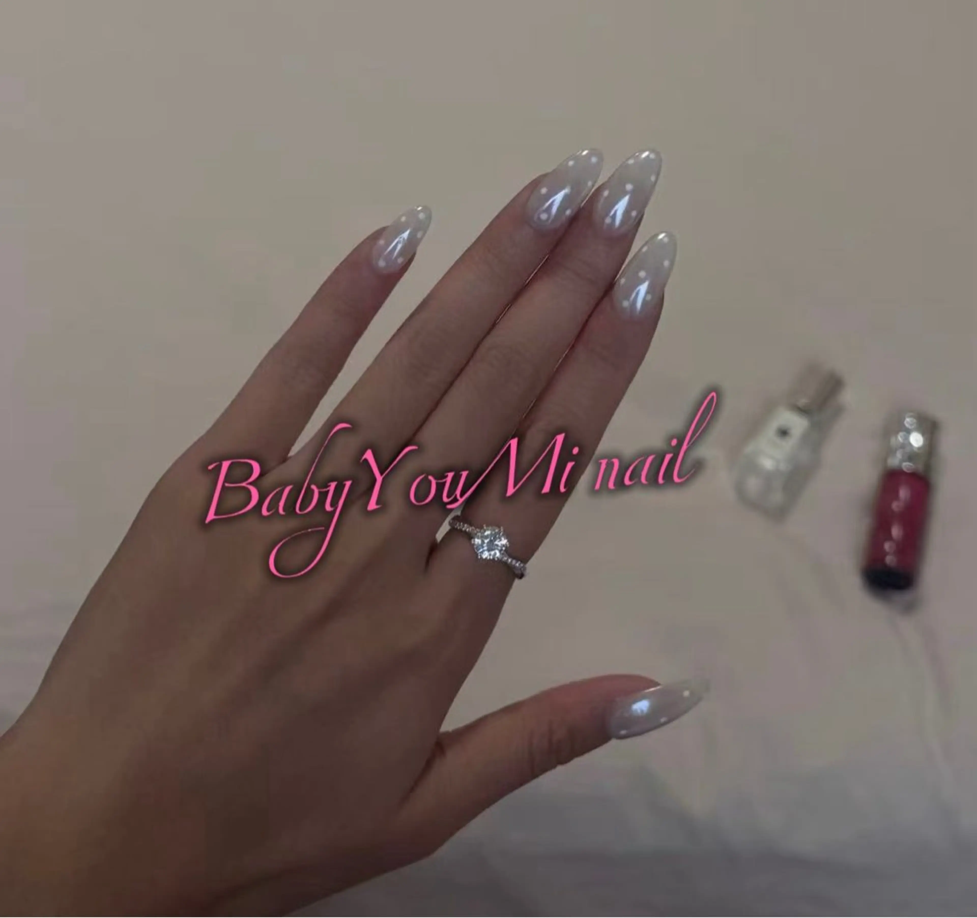 ネイル オーロラネイル 成人式 フットネイル フレンチネイル ジェルネイル ハンドネイル BabyYouMi nailのネイルデザイン
