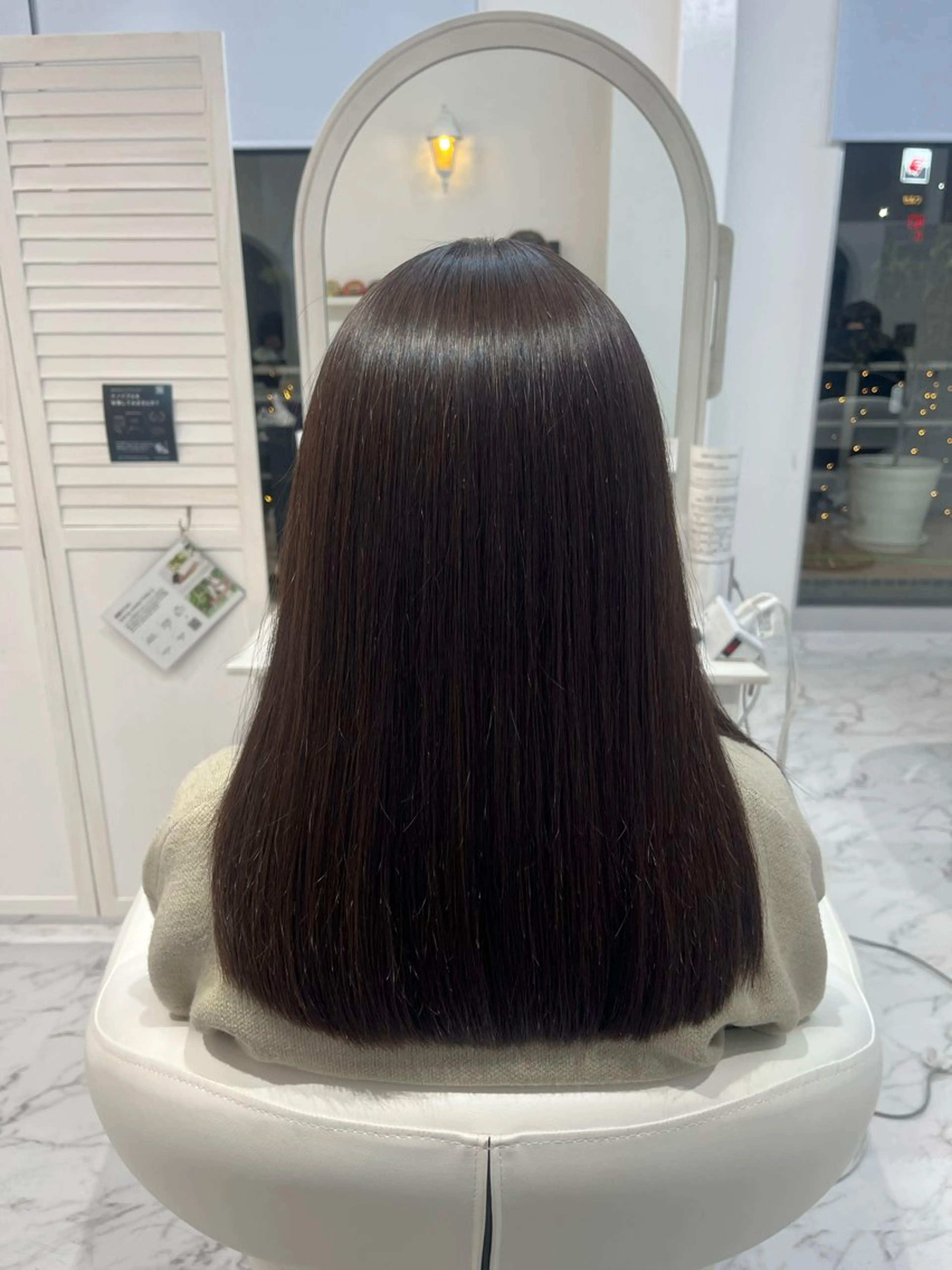 ロング 縮毛矯正 u nagomiのヘアスタイル