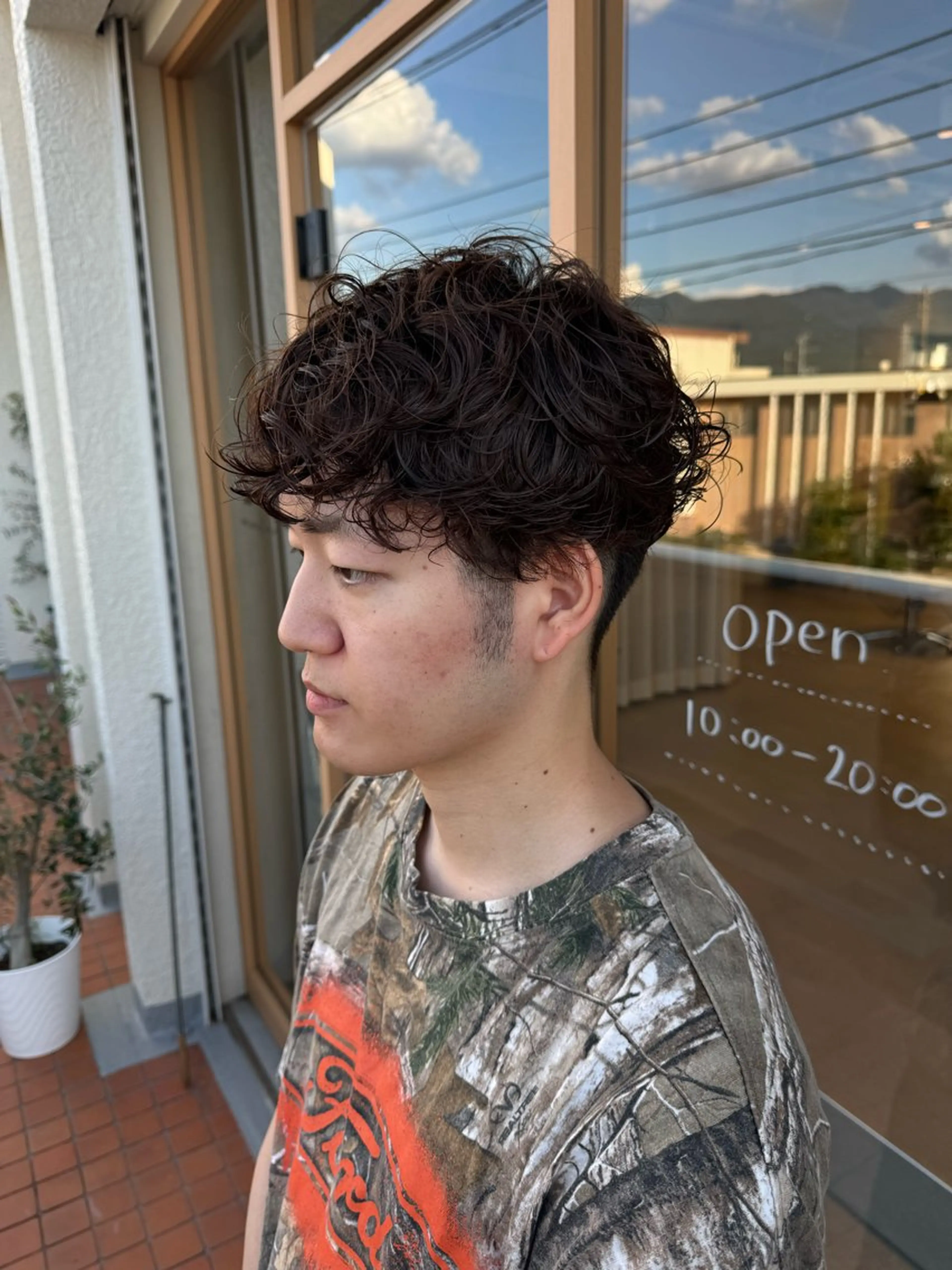 メンズ カット レイヤー/ボブパーマ /垢抜け/タクミのヘアスタイル