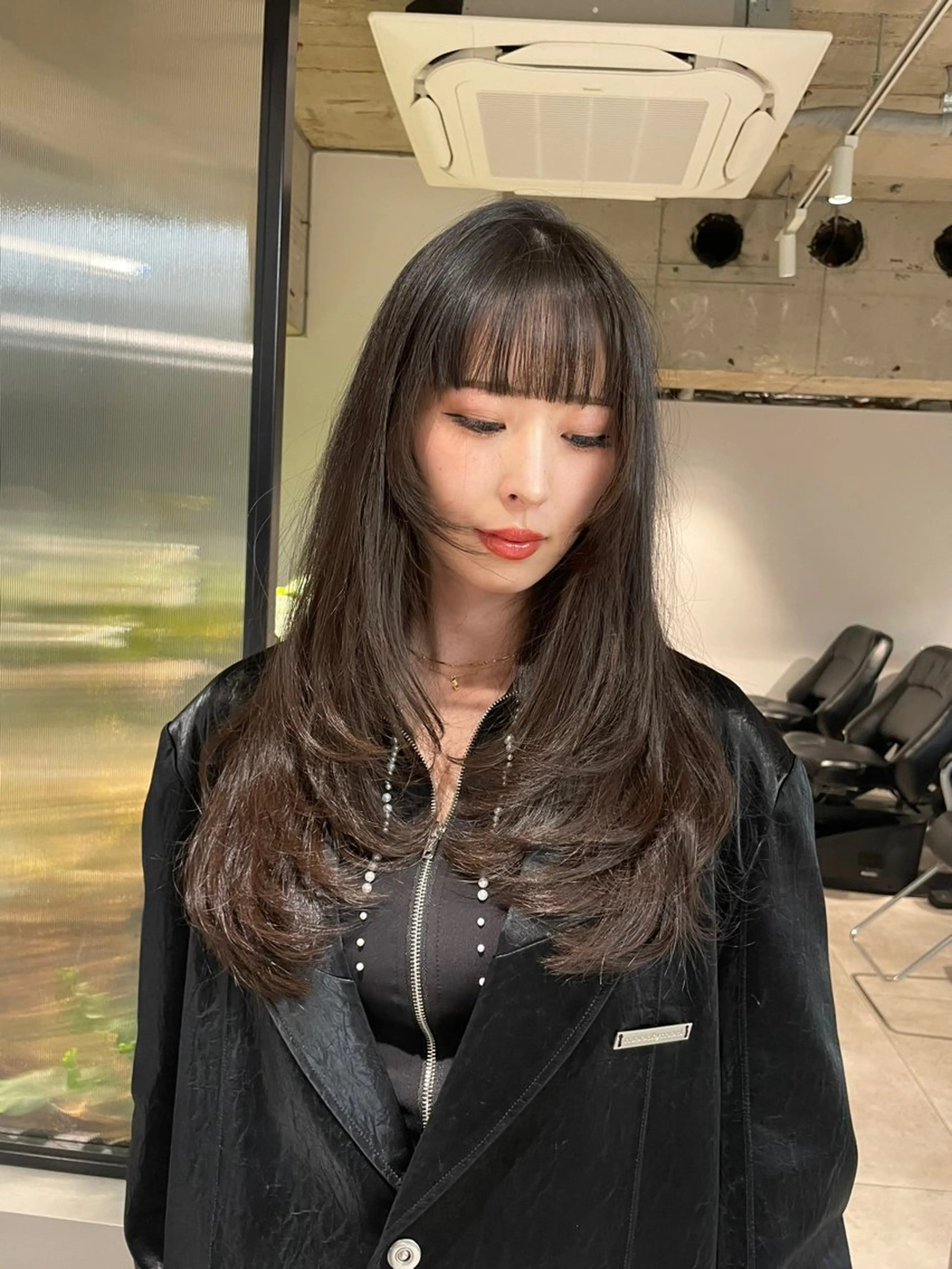 ロング 池谷 玲哉のヘアスタイル