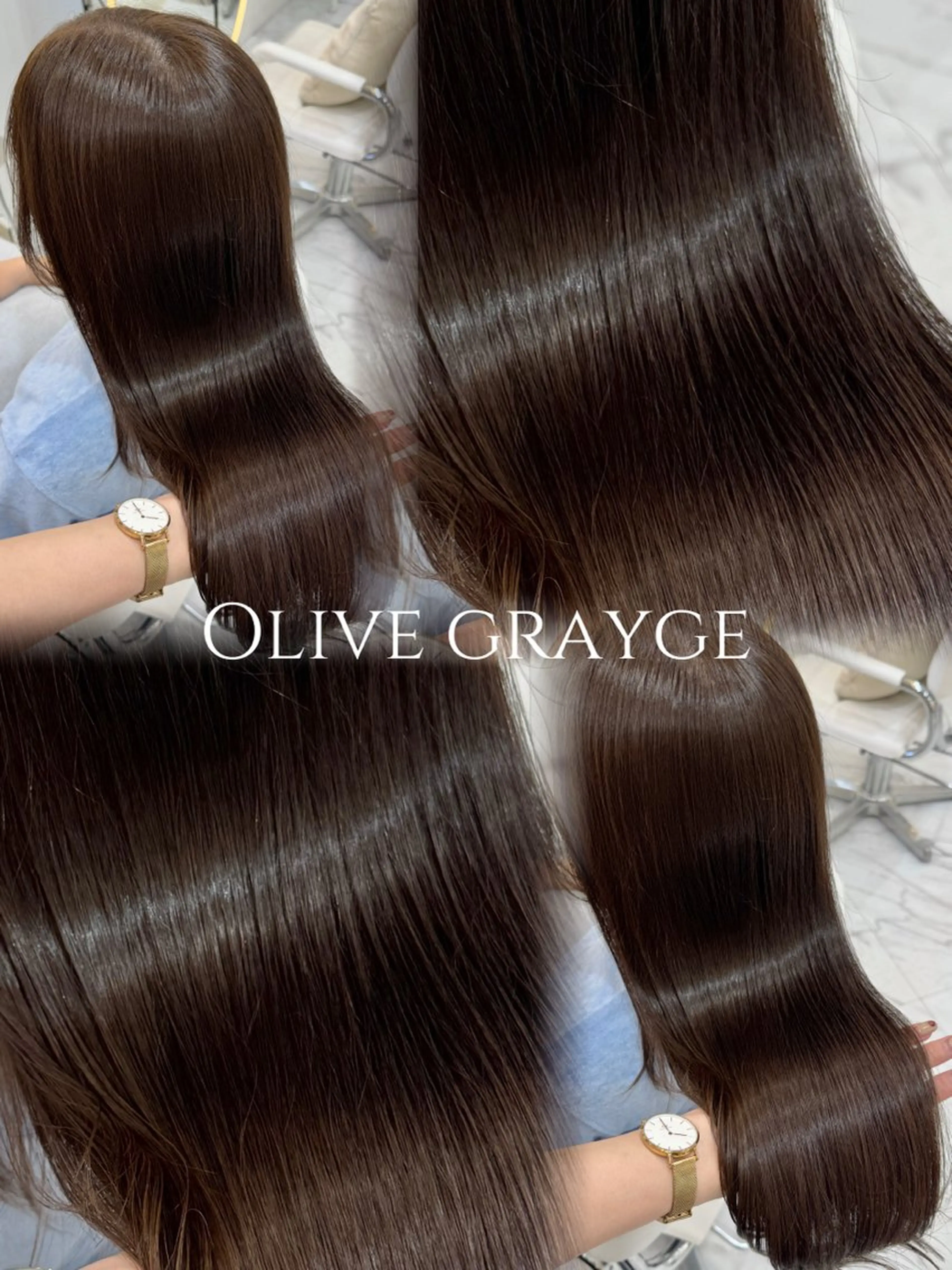 ロング カット ヘアカラー 縮毛矯正 トリートメント 髪質改善/艶髪 MINAMIのヘアスタイル