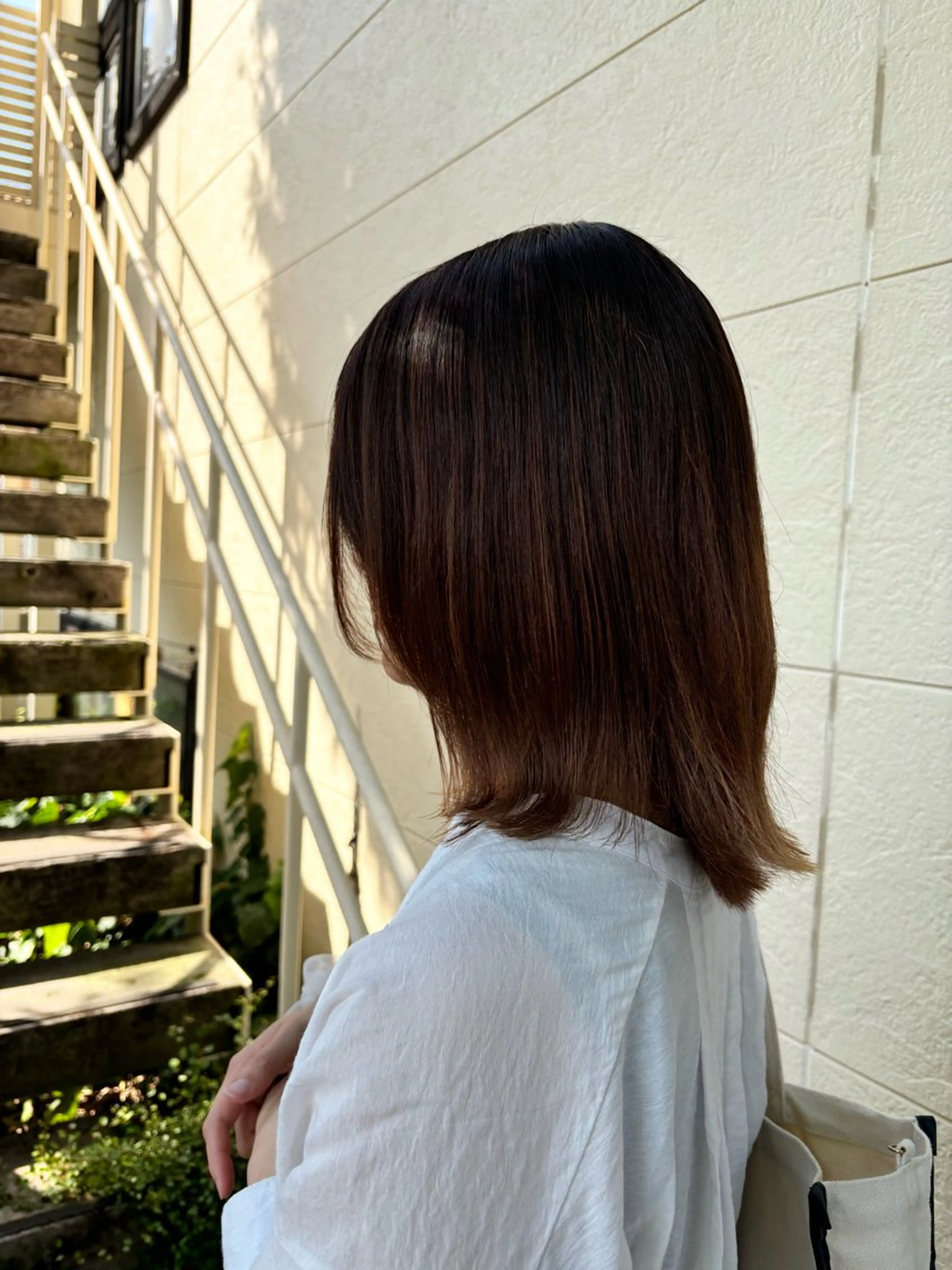 ミディアム ルプラボウ／艶カラー ／髪質改善／アサミのヘアスタイル