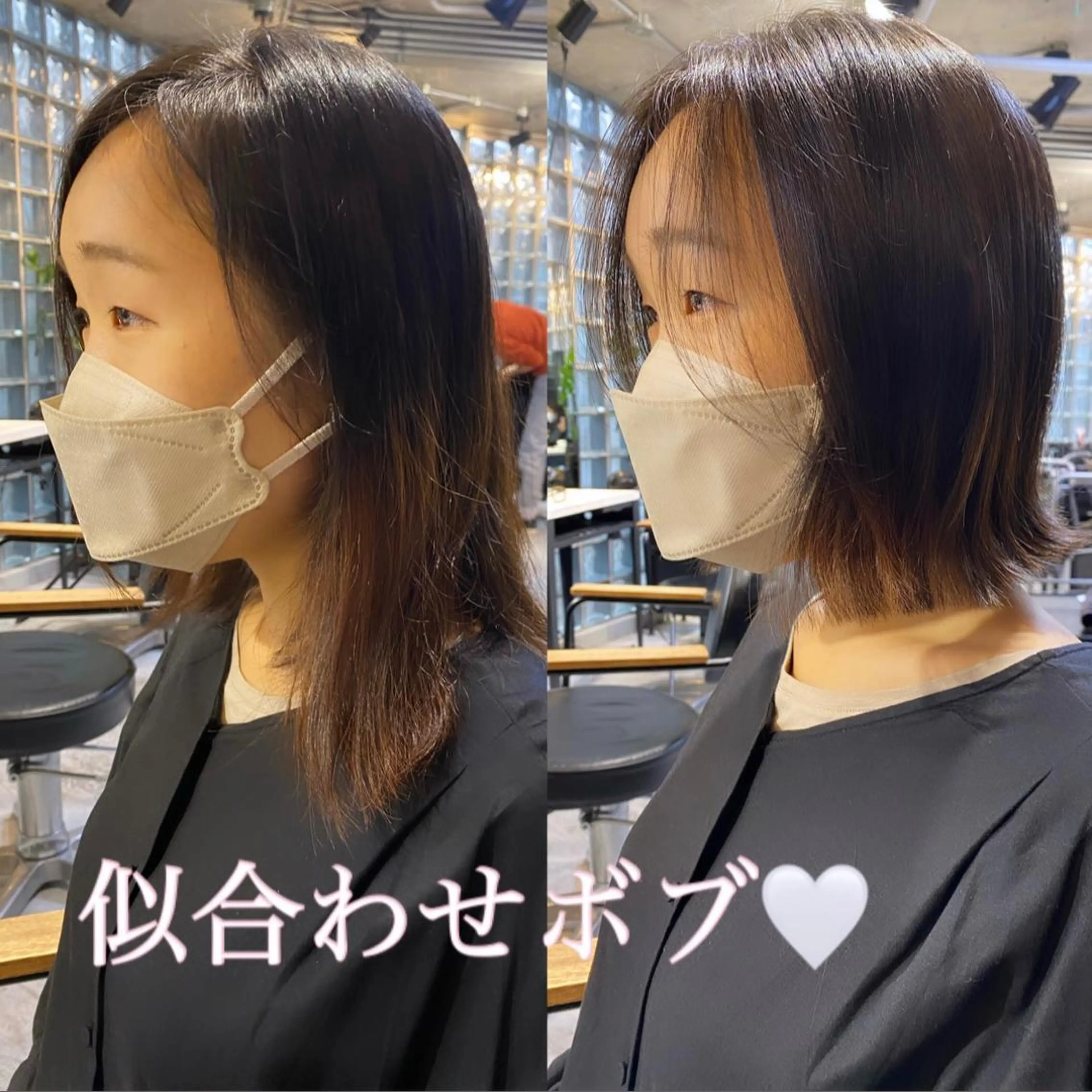 ショート ボブ 似合わせカット 大橋 美咲のヘアスタイル