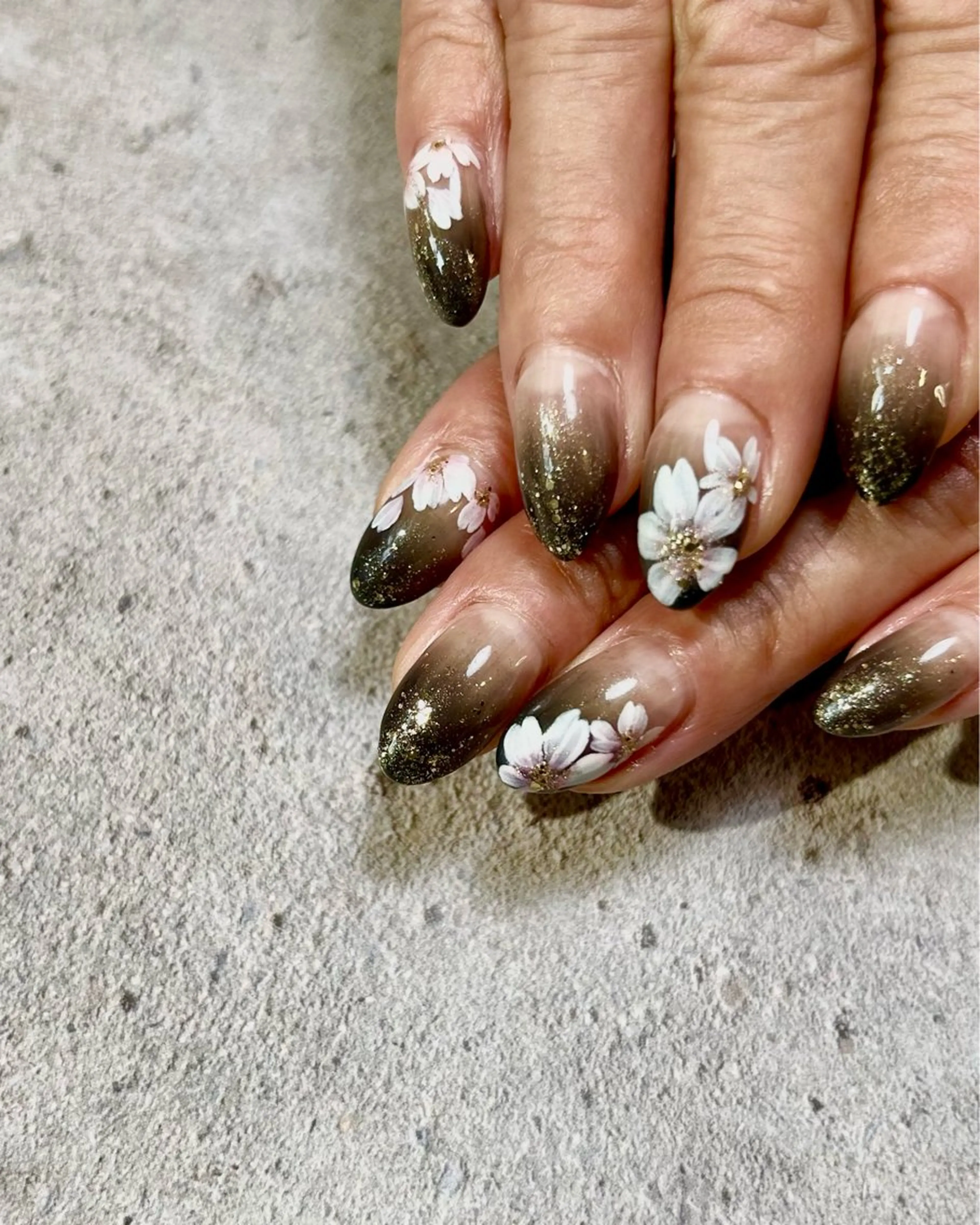 ネイル 桜ネイル 持ち込み ハンドネイル Reflection marikoのネイルデザイン