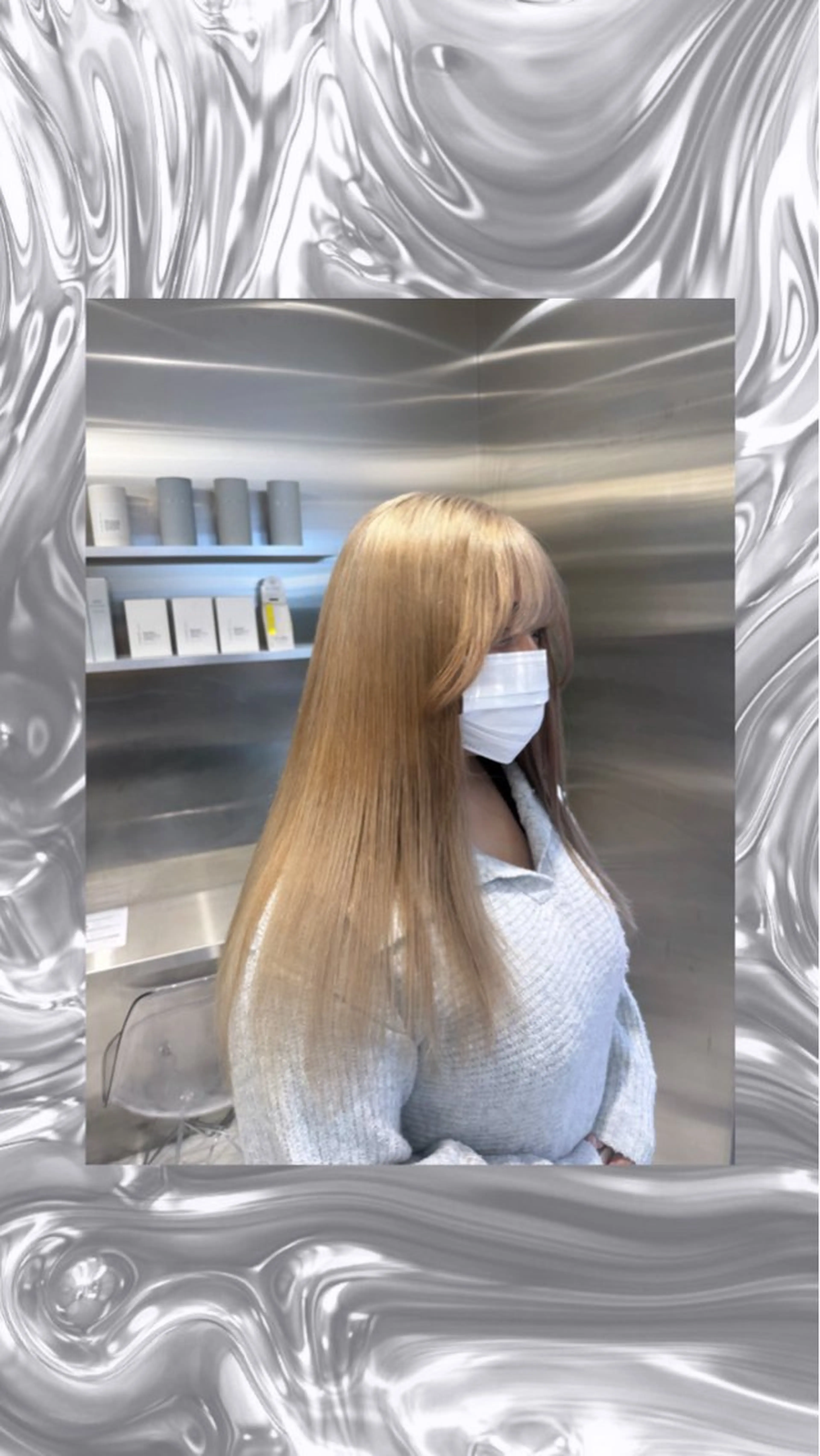 ロング ヘアカラー 🩵yuribou ／カラー／ボブ🩵のヘアスタイル