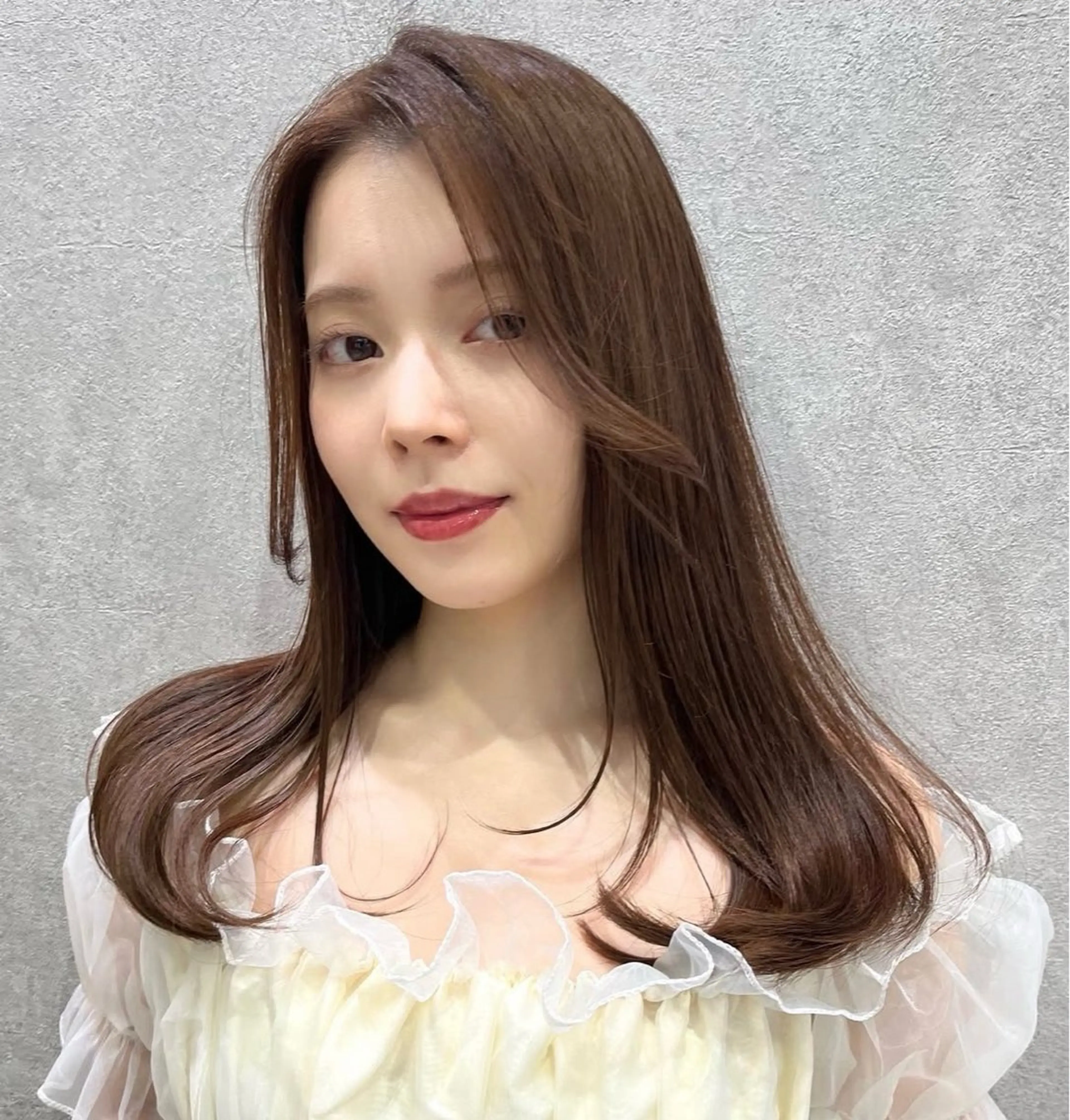 ロング カラー 韓国ヘア／艶髪／レイ イヤー /ayumuのヘアスタイル