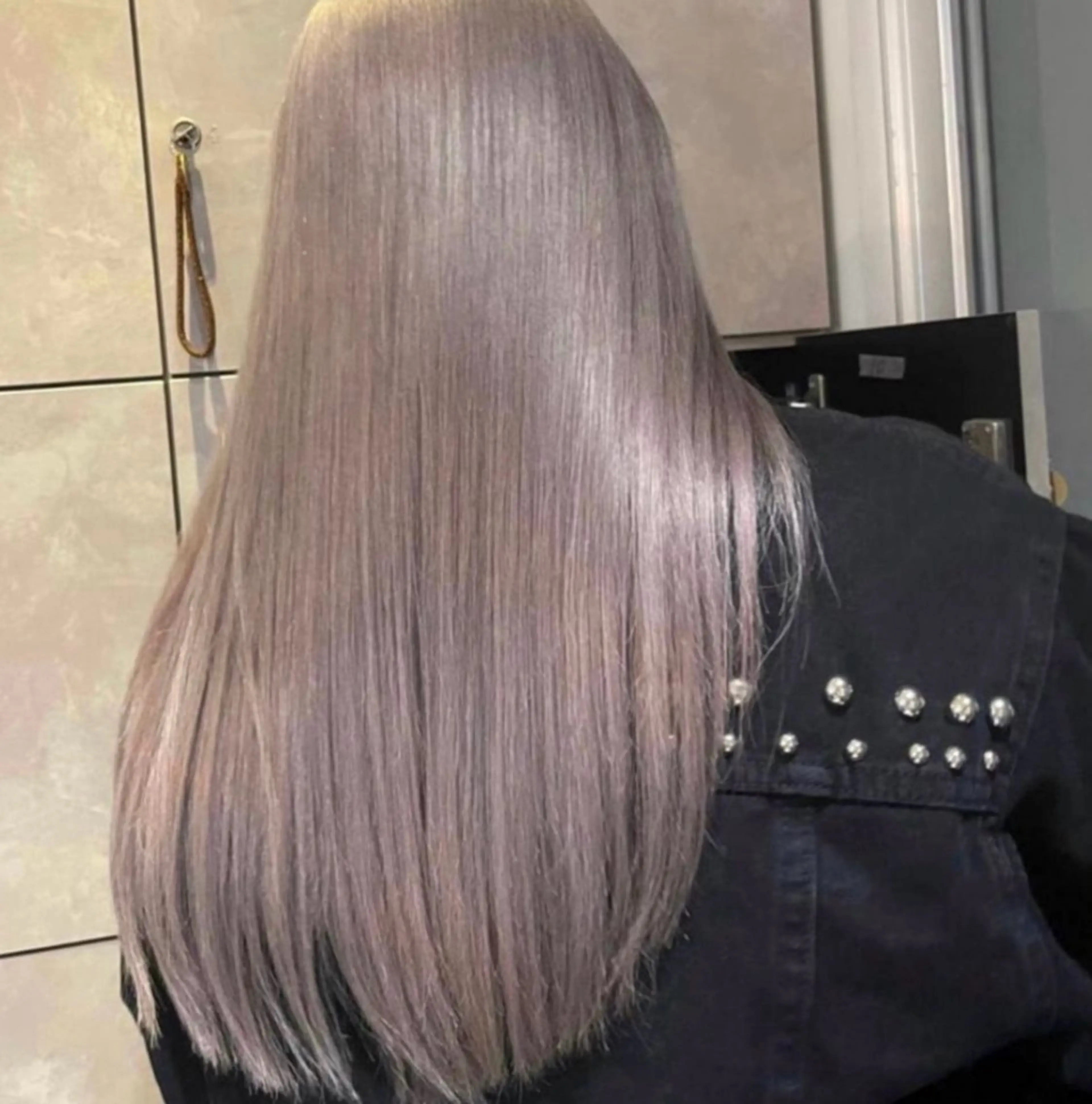 セミロング カラー パーマ ヘアアレンジ メンズ ヘアカラー トリートメント ブリーチカラー🤍 颯馬🐈‍⬛のヘアスタイル