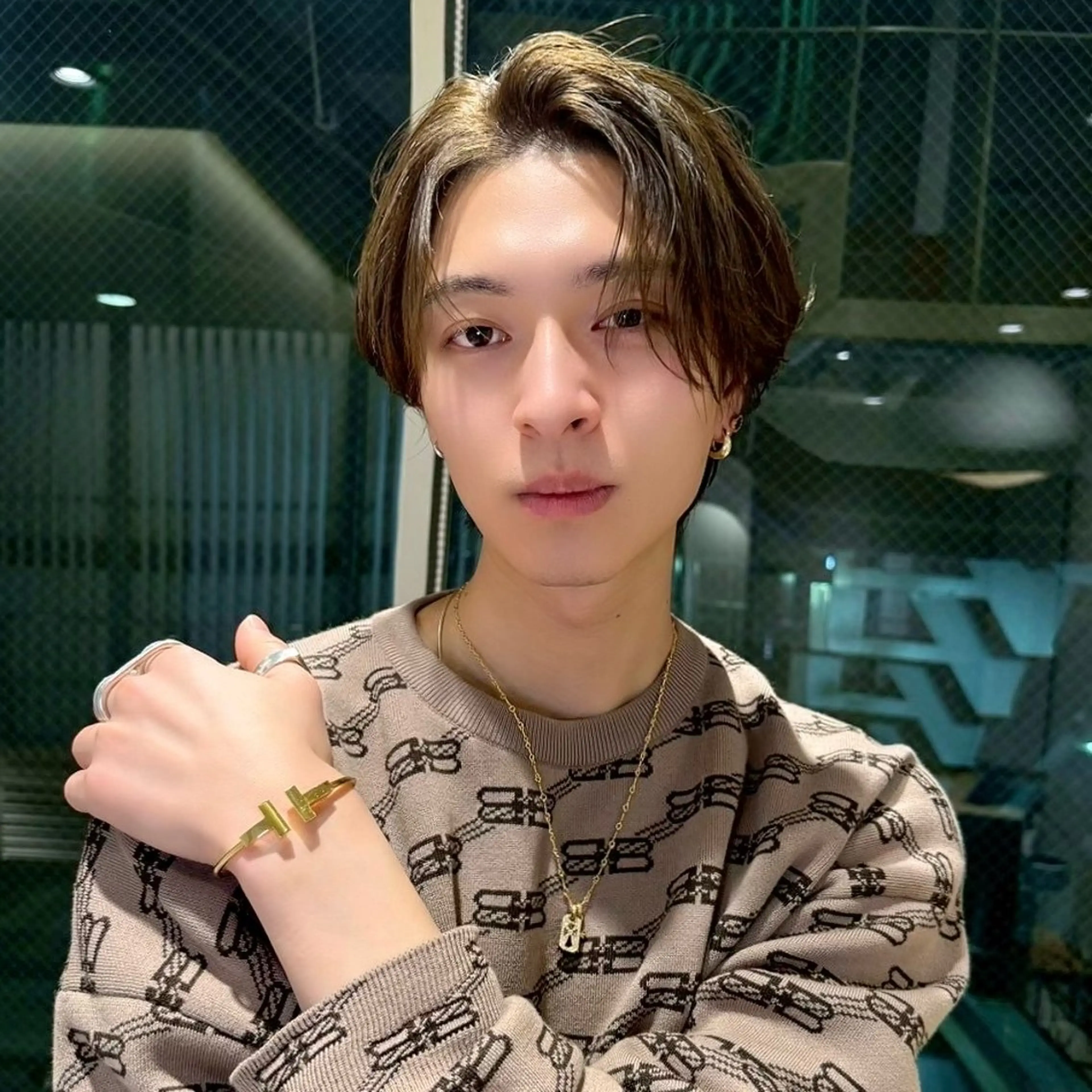 ショート カラー パーマ ヘアアレンジ メンズ メンズ韓国風 韓国風ヘア SALOWIN吉祥寺所属・クボリョウ 吉祥寺/韓国ヘアのヘアスタイル