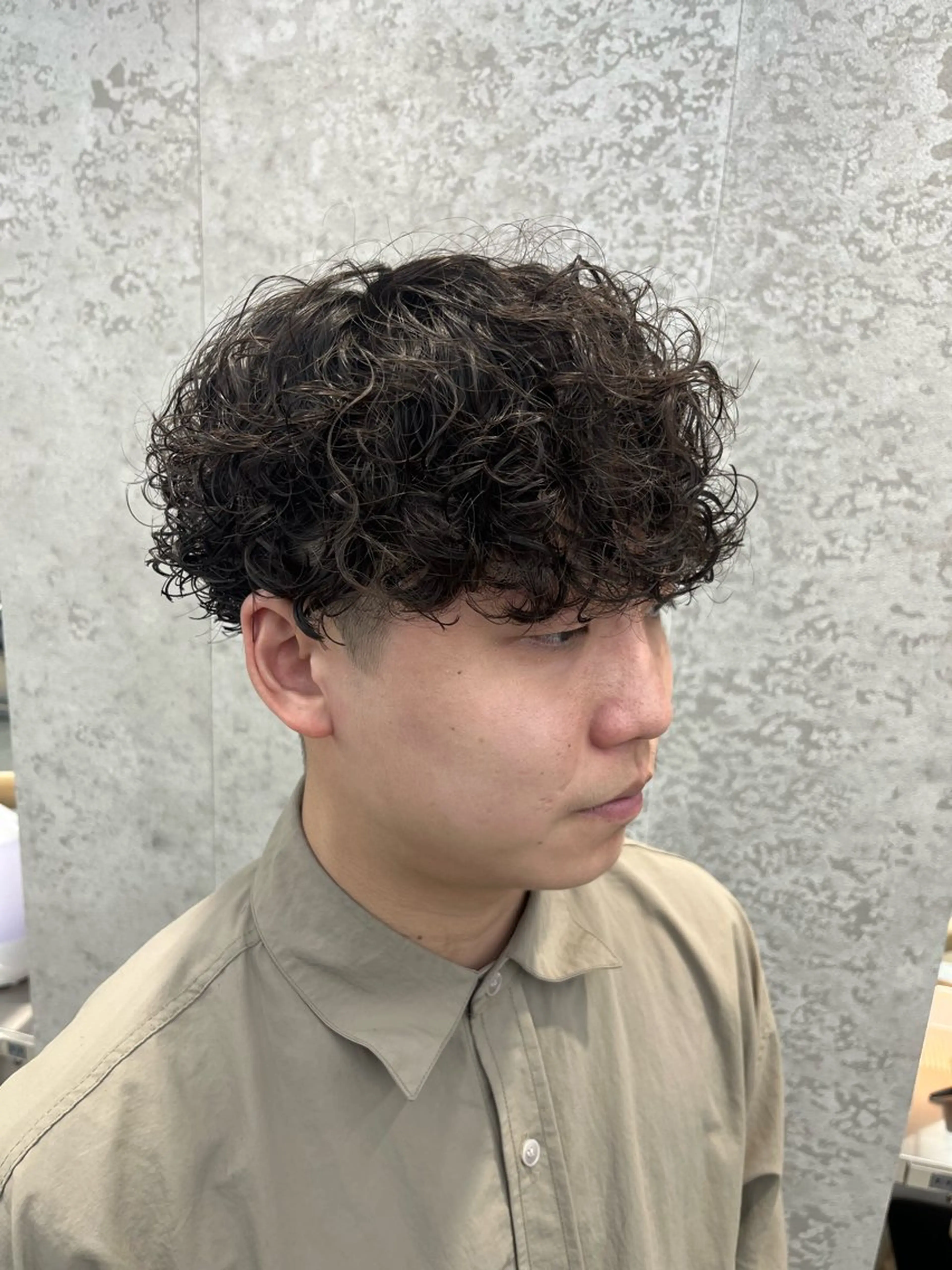 メンズ ヘアカラー 🌀toa/波巻き✨ /メンズパーマ／栄のヘアスタイル
