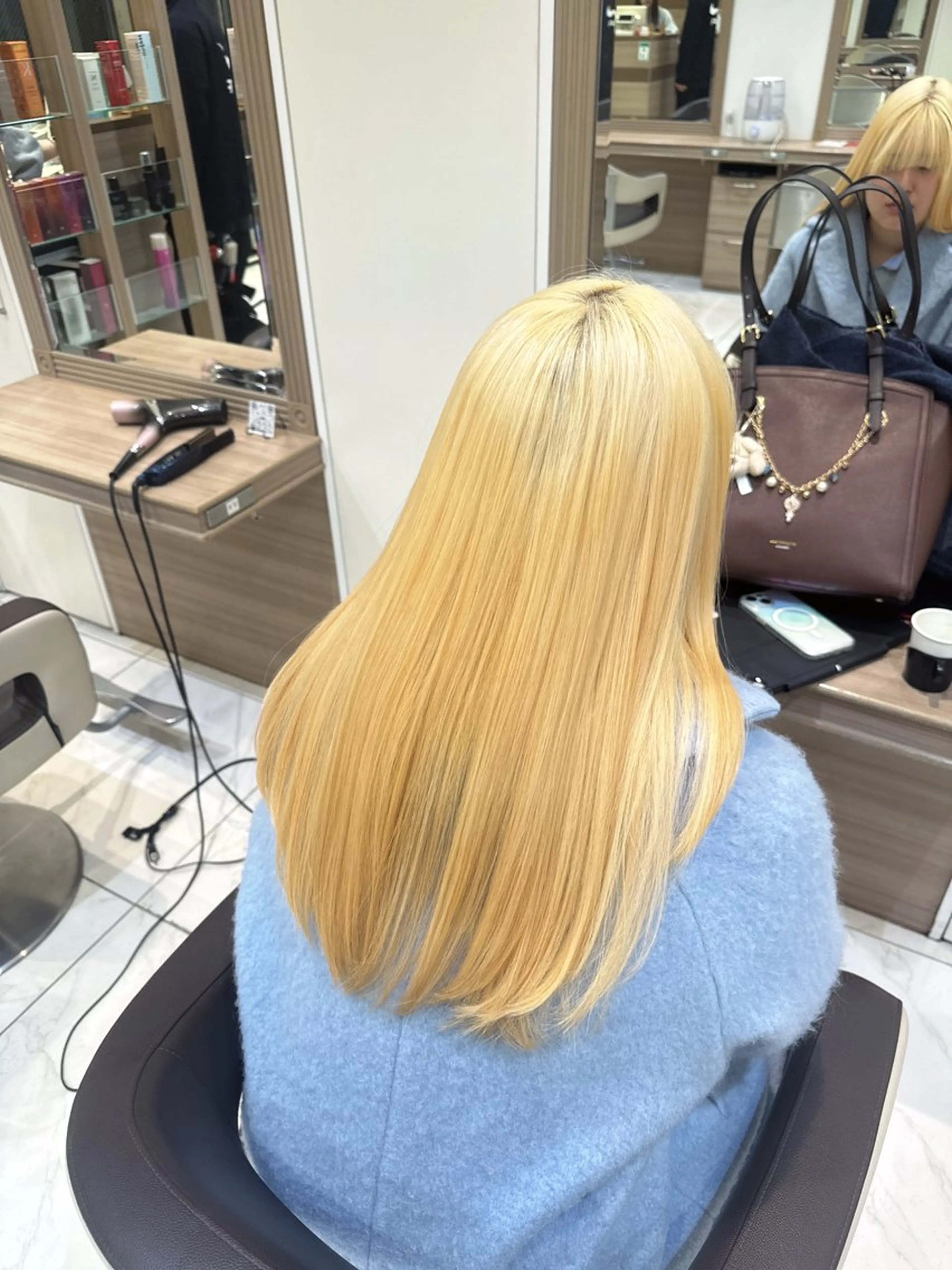 ロング カラー カット ヘアカラー 🇰🇷韓国レイヤー ケアカラー／田川佑紀のヘアスタイル