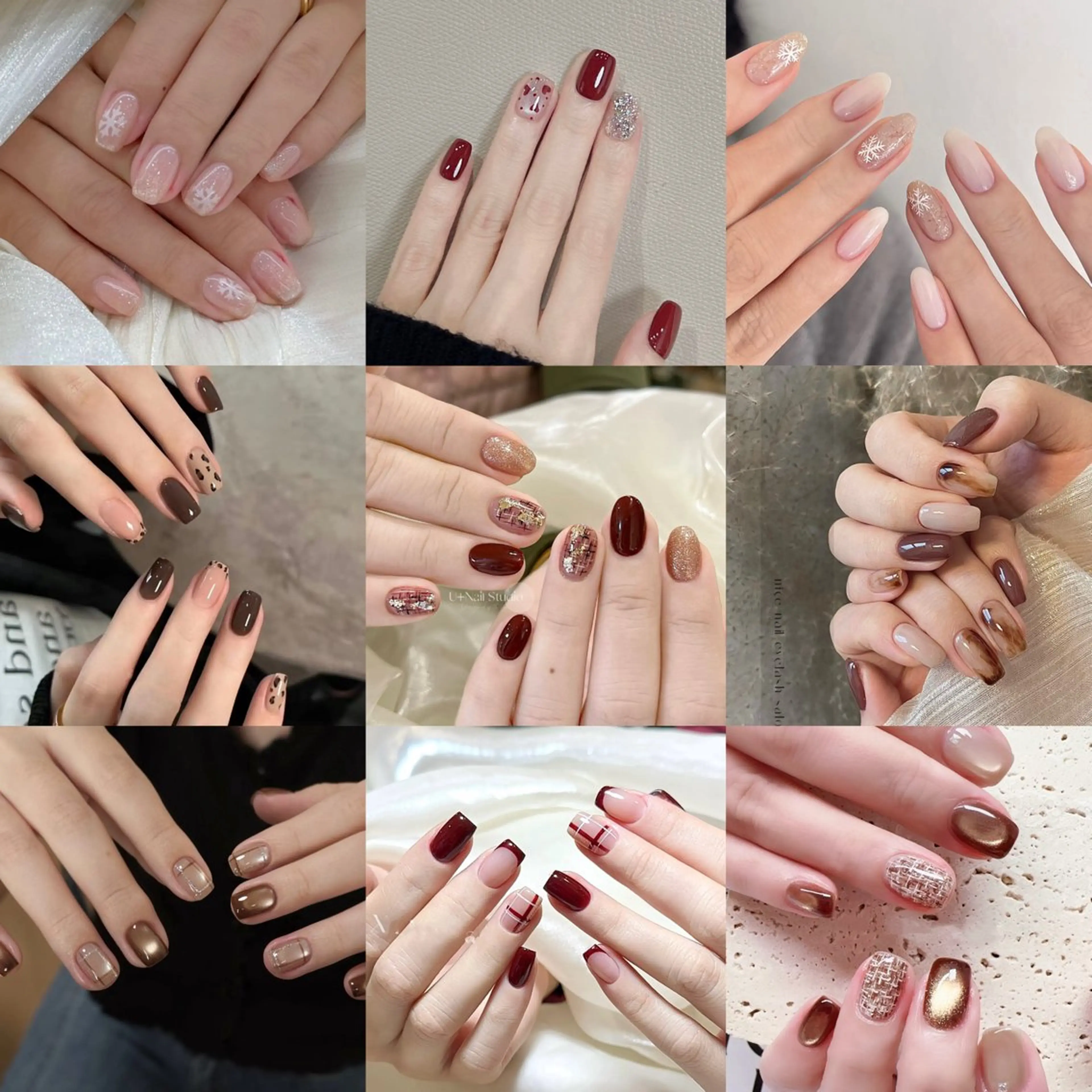 【オフ無し】💅 冬っぽいデザイン定額コース 💅の写真