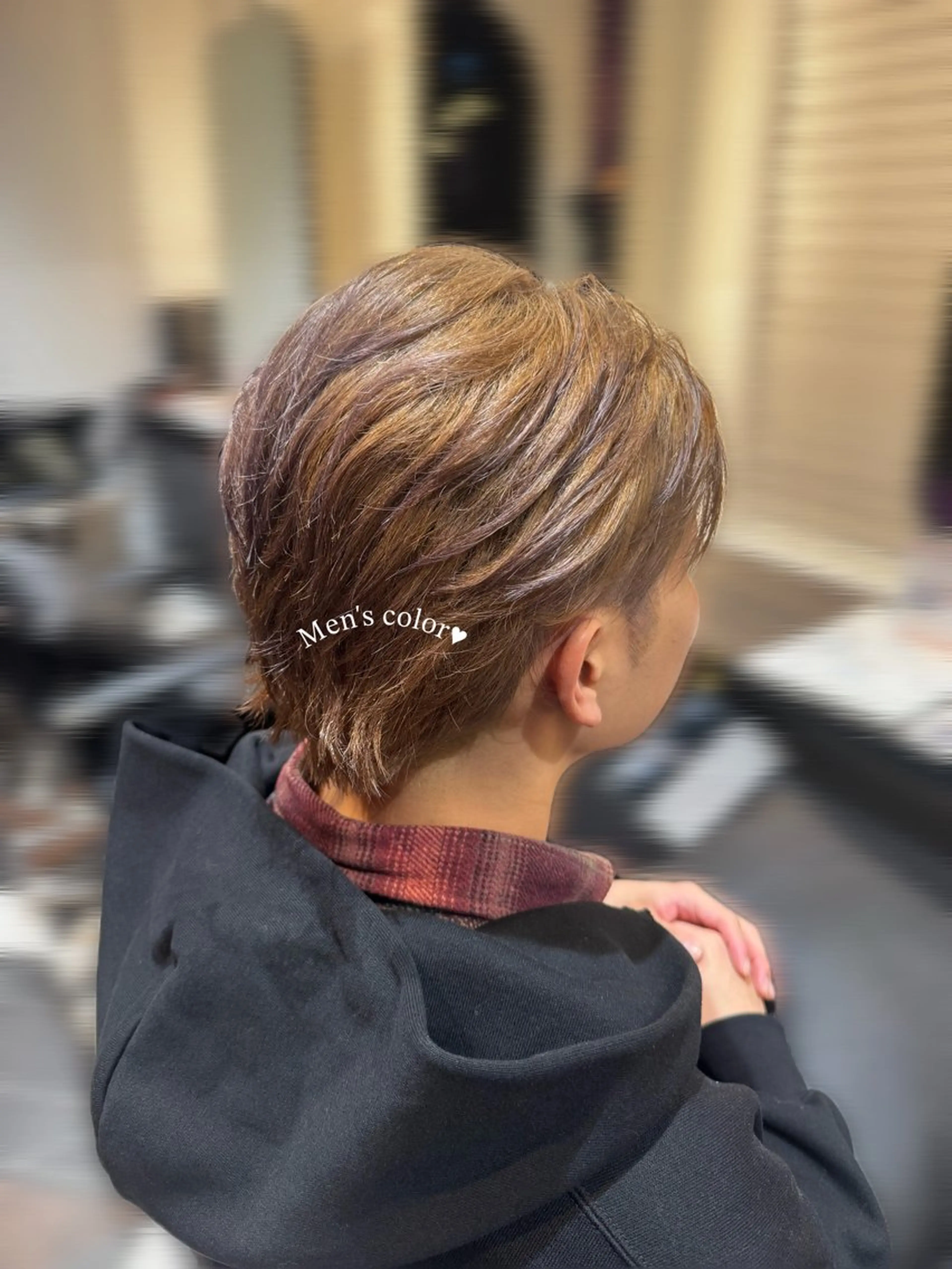 カラー メンズ メンズブリーチ ブリーチ ヘアカラー APHRODITE GINZA 日本橋人形町所属・🤍うる艶カラー🤍 たむら みなみ 東京のヘアスタイル