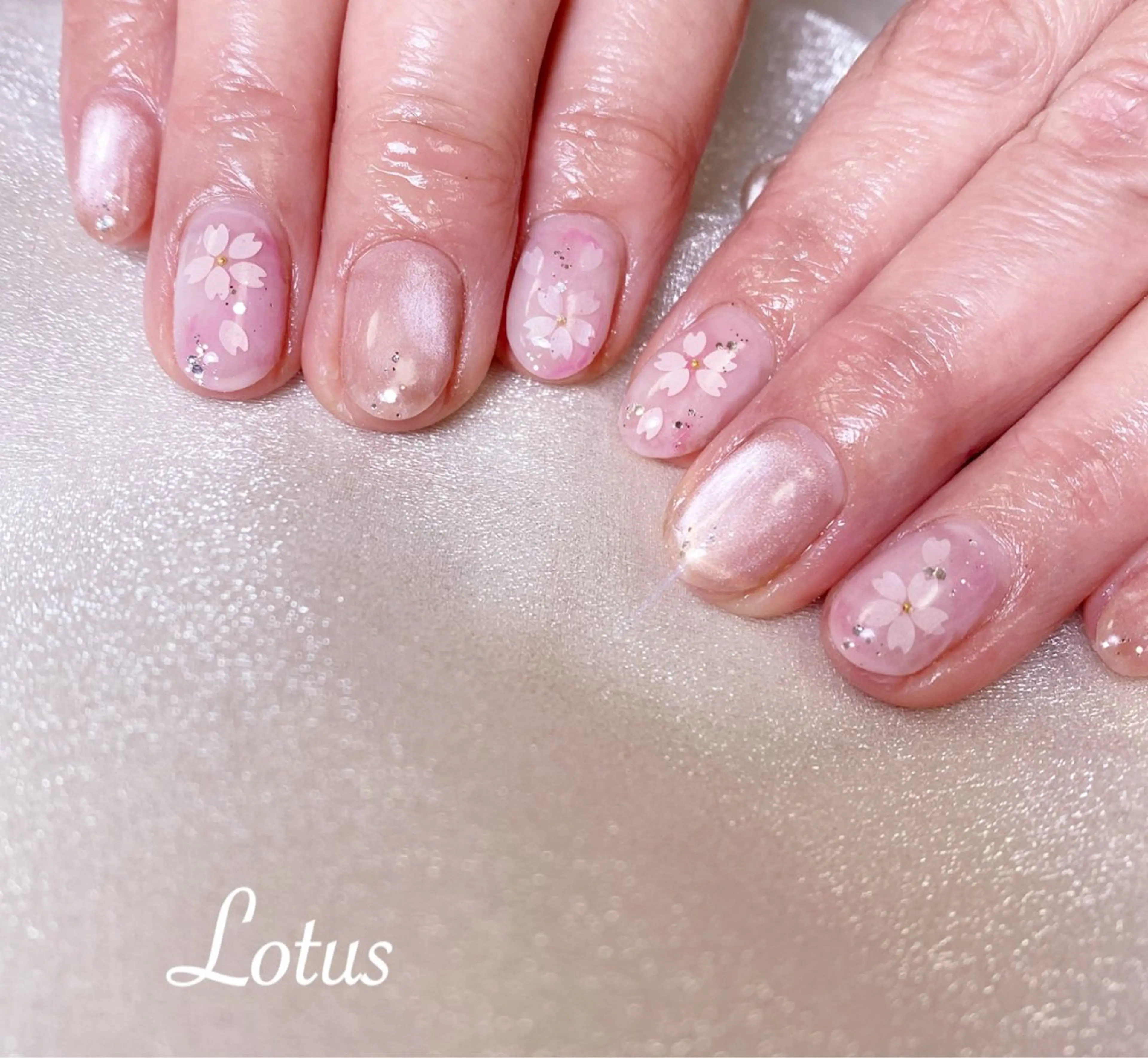 ネイル ハンドネイル ネイル＆脱毛 Lotus🌸のネイルデザイン