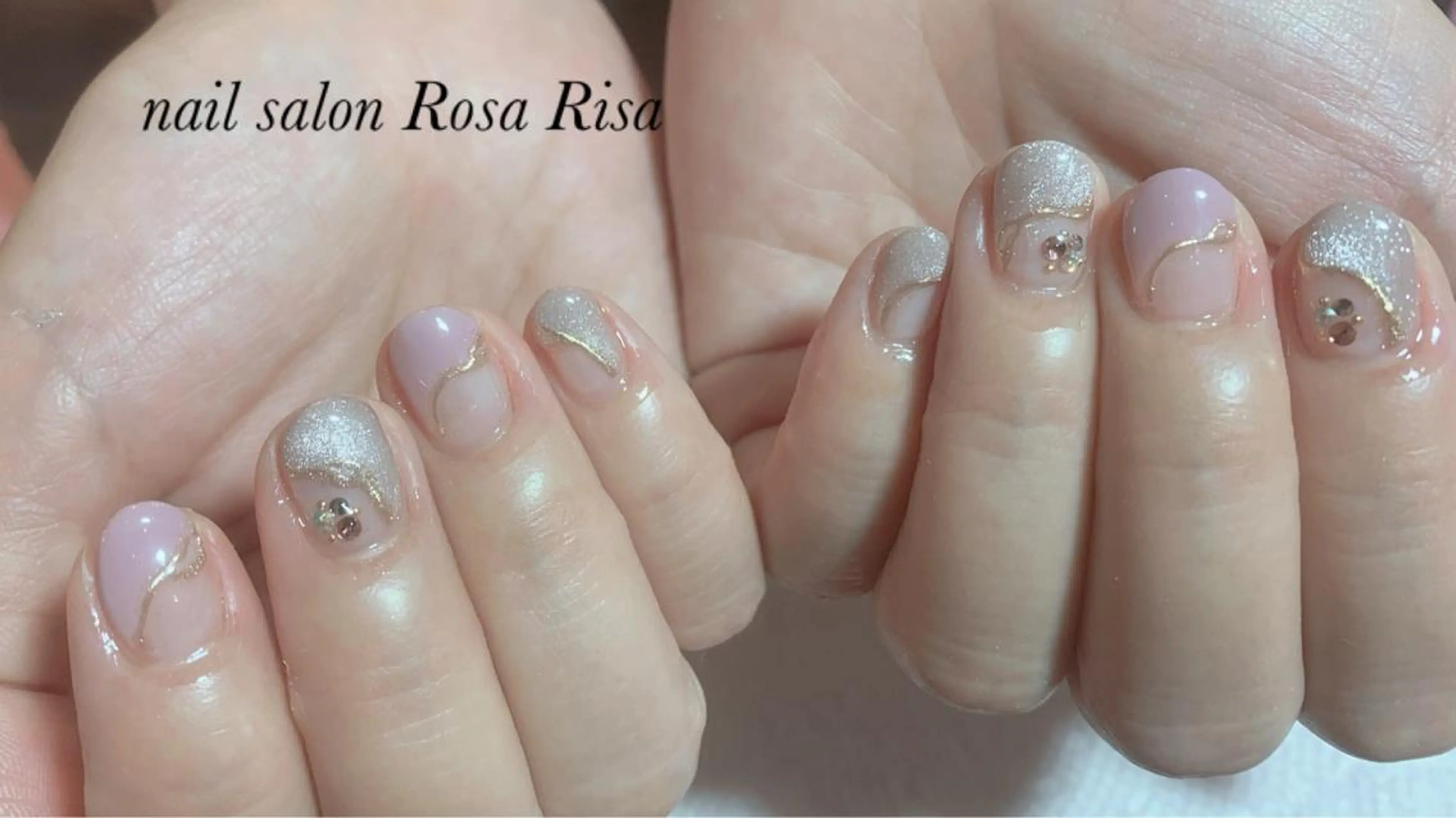 ショート ネイル ネイルスタジオ シェイクユアハンズのネイルデザイン