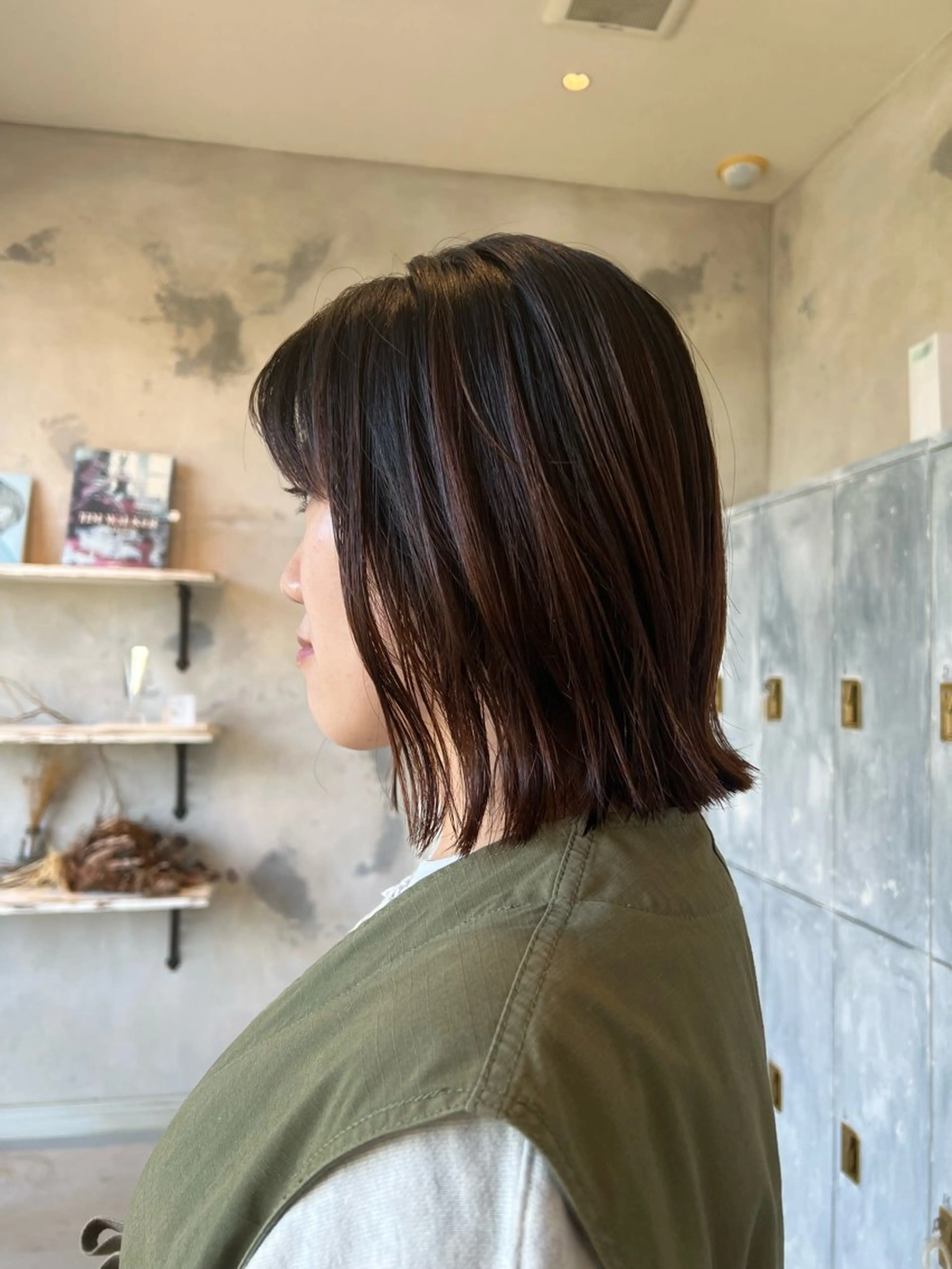 ミディアム ボブ 髪質改善 SALOWIN熊本 yuseiのヘアスタイル