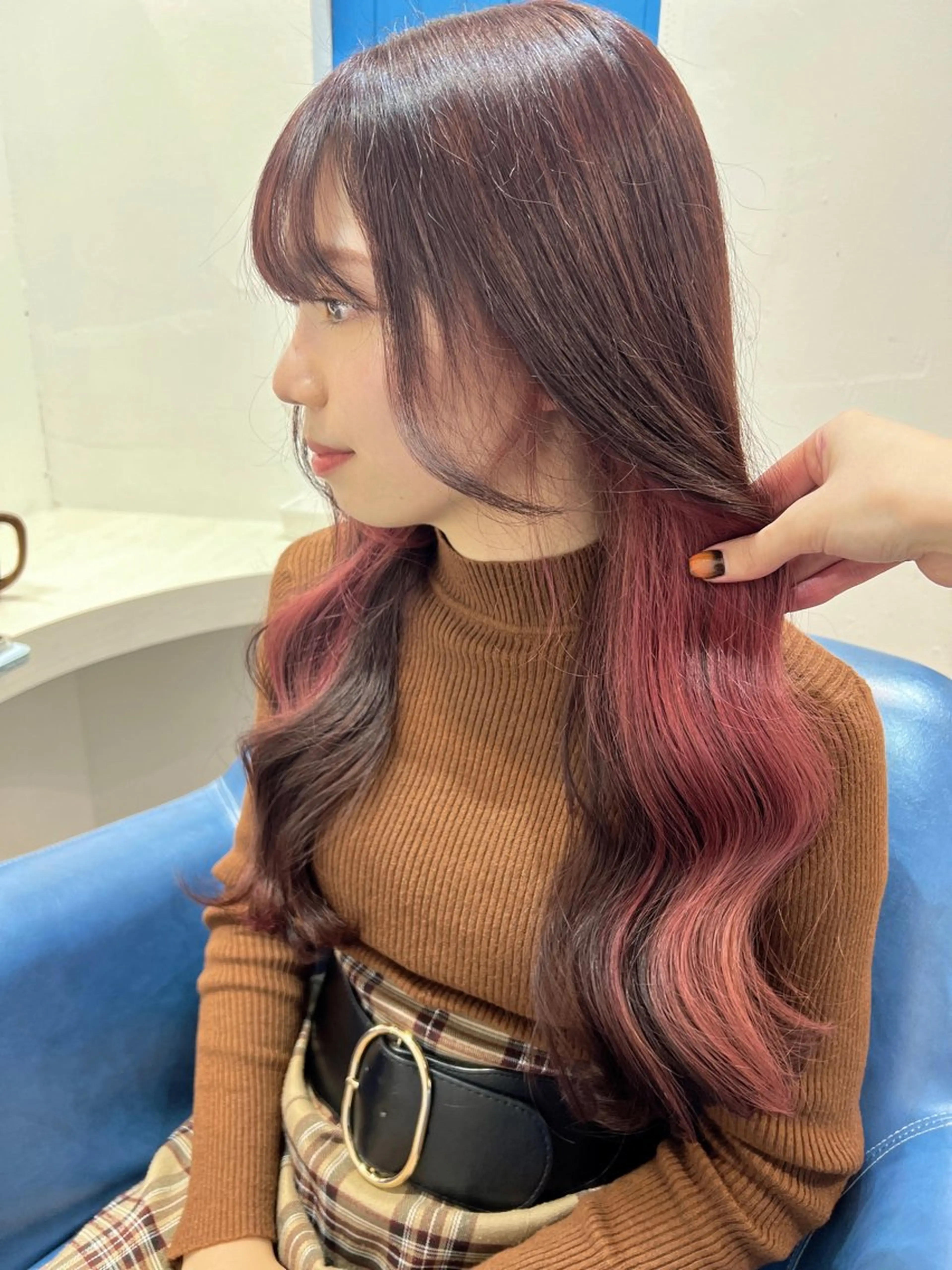 ロング カラー ヘアカラー uros.所属・メンズパーマ/ エクステ🌞セナのヘアスタイル