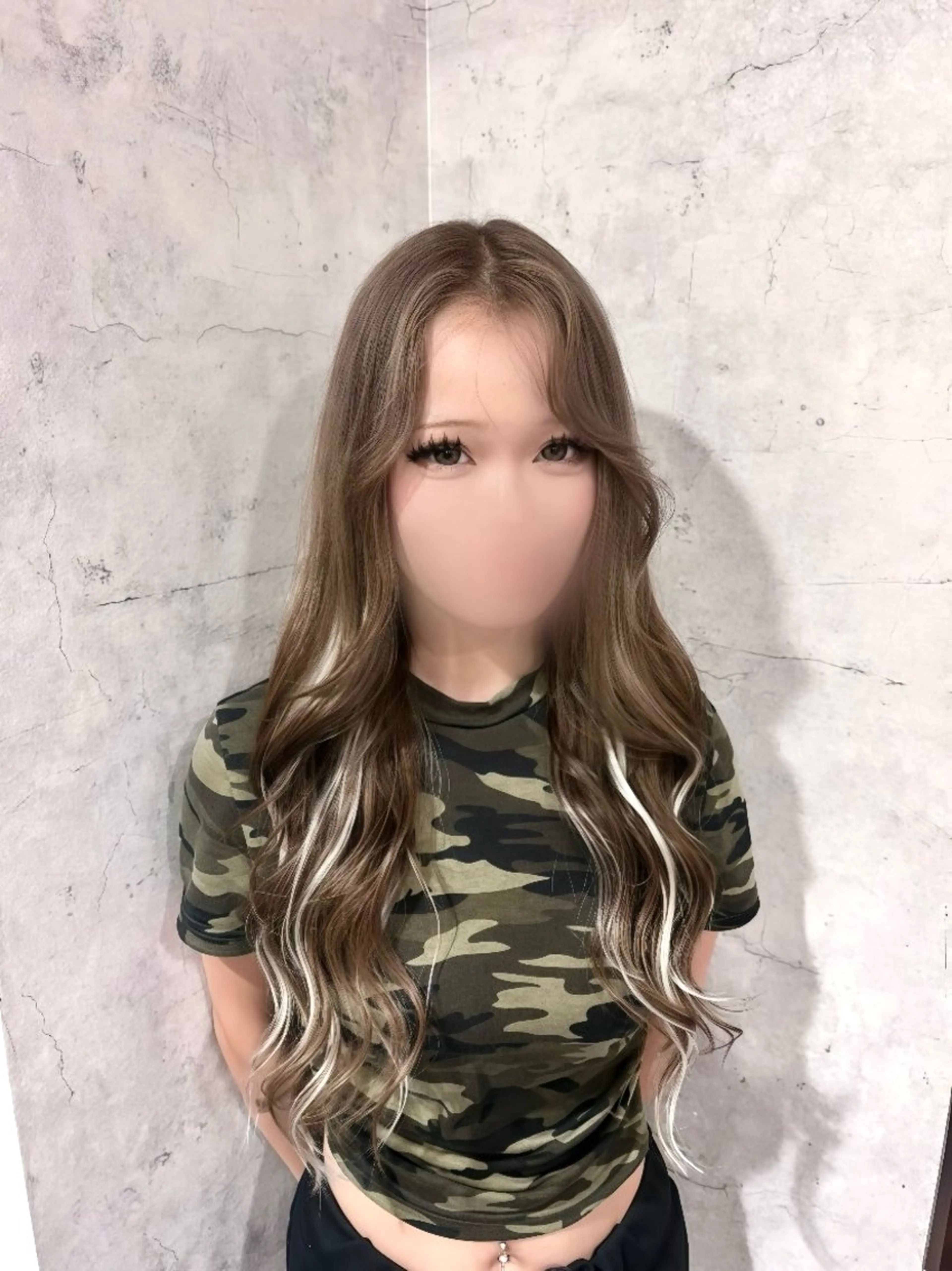 ロング カラー ロング エクステ ブリーチ/アレンジ/ 19歳/新宿/アリルのヘアスタイル