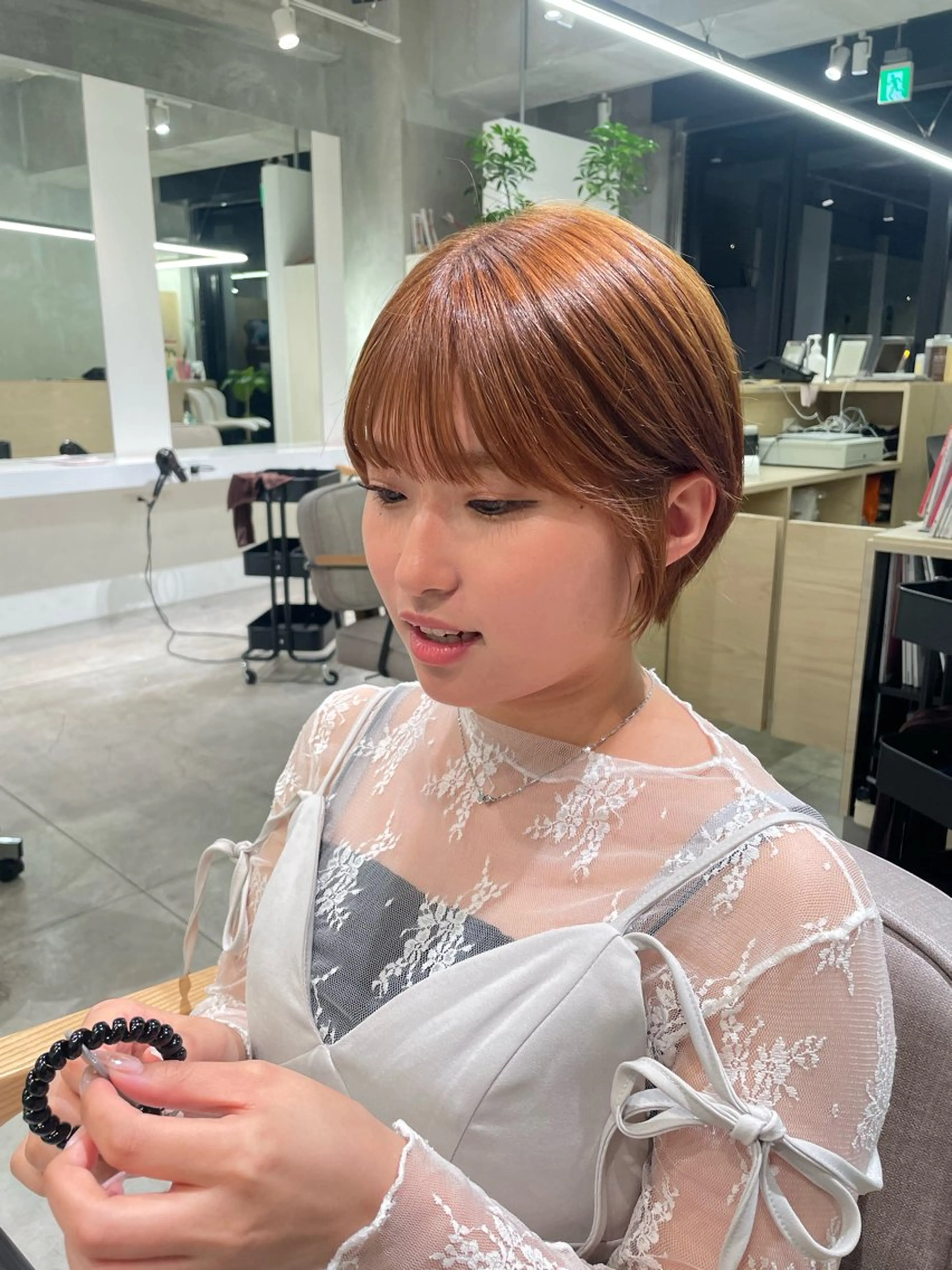 【大人気】🍑小顔ショートカット＋ケアトリートメントの写真