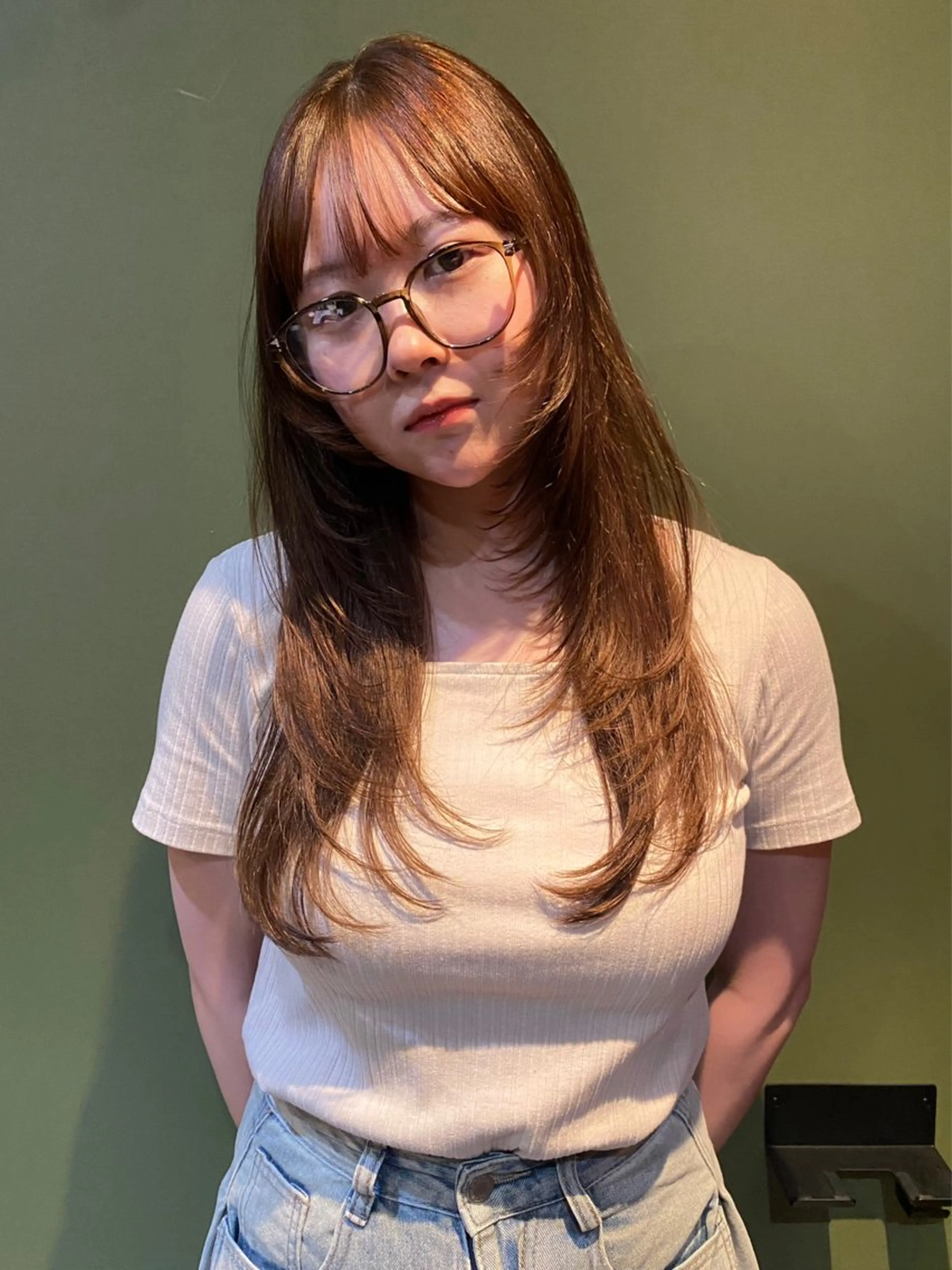 ロング カラー パーマ カット ヘアカラー 縮毛矯正 トリートメント mai / linoah˚✧のヘアスタイル