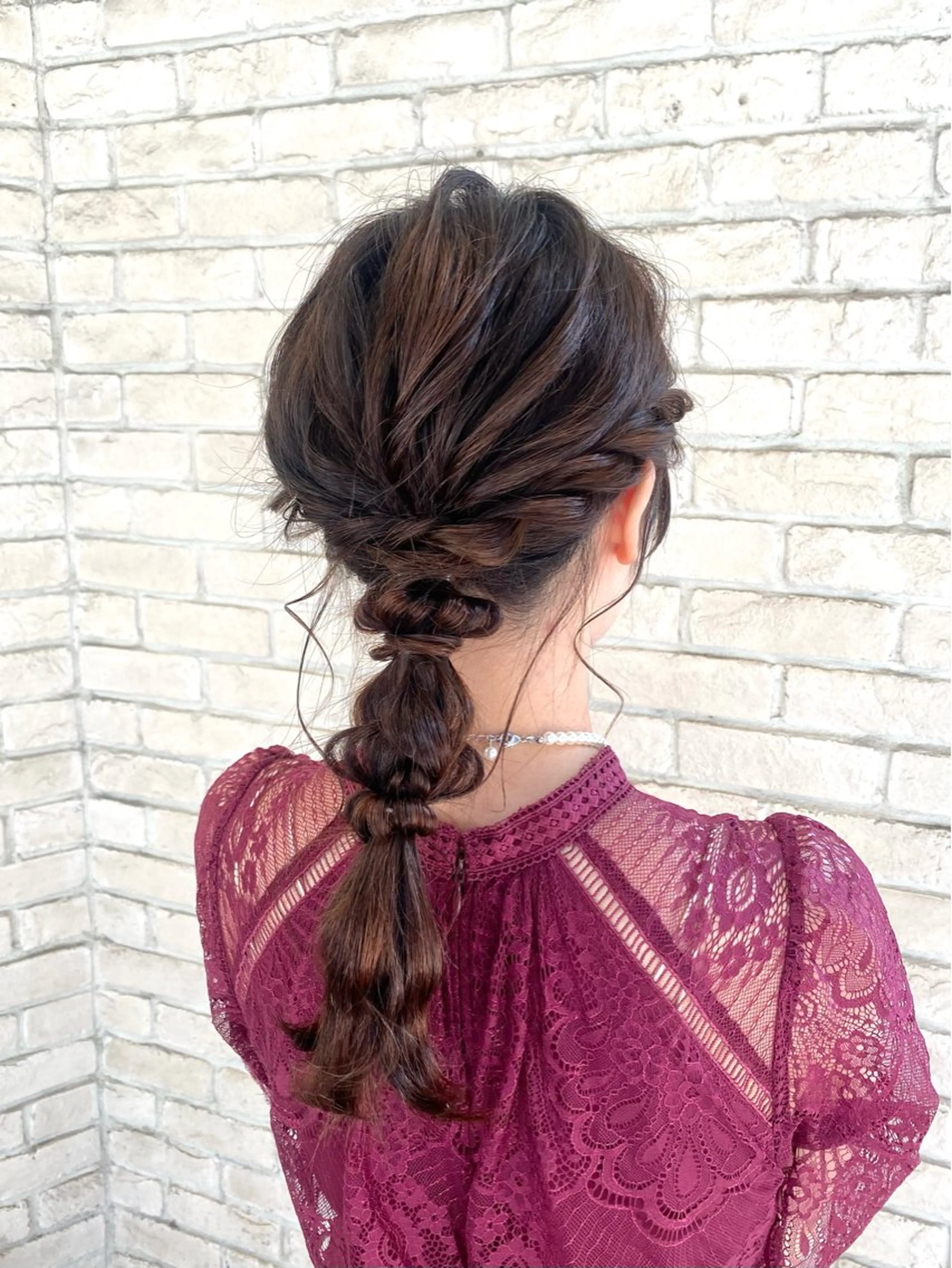 ヘアアレンジ 💙mai🫧 縮毛矯正・ハイライトのヘアスタイル