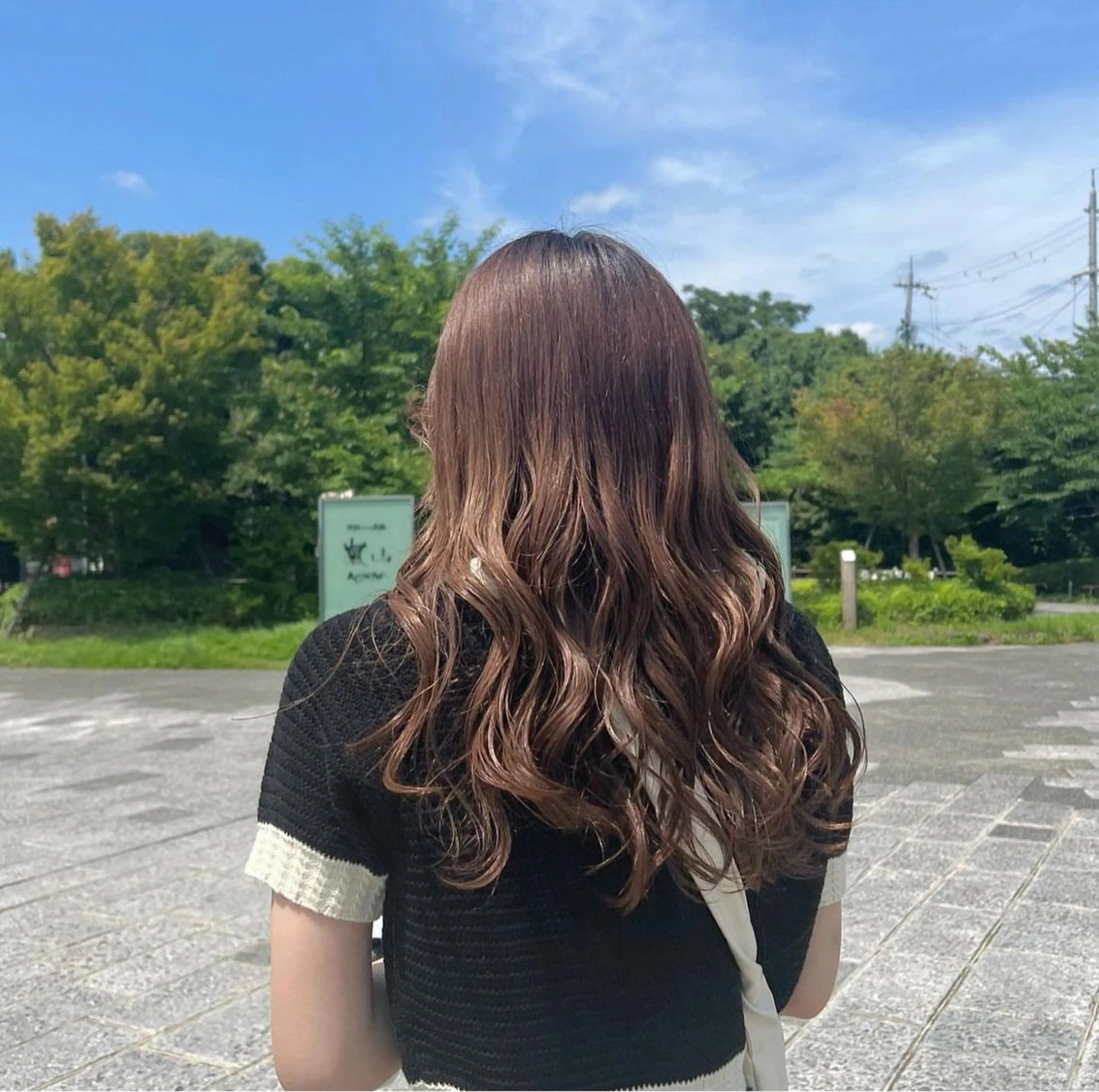 ロング ヘアアレンジ ヘアセット 黒阪 なみのヘアスタイル