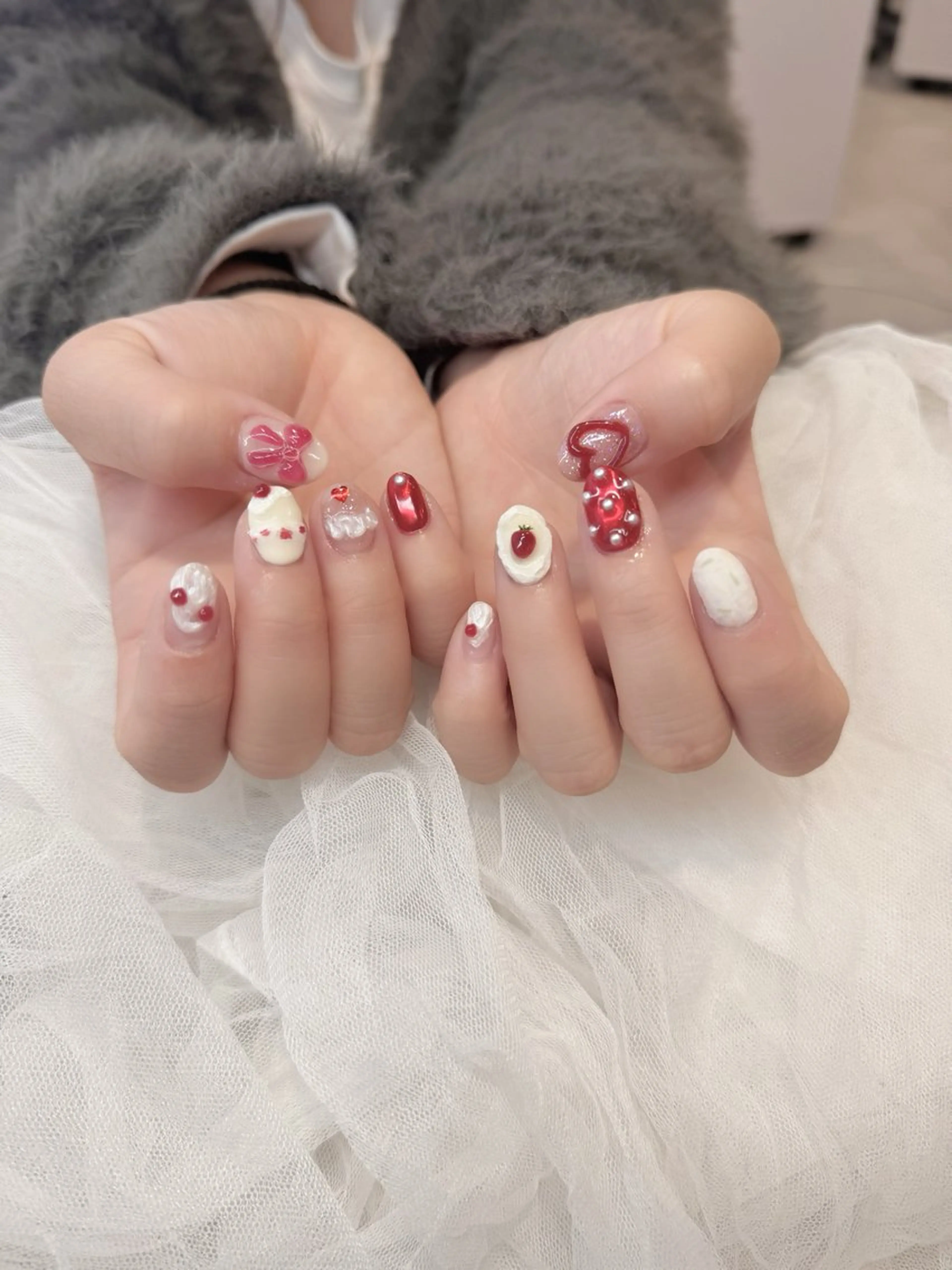 ネイル ハンドネイル 新井 ひなののネイルデザイン