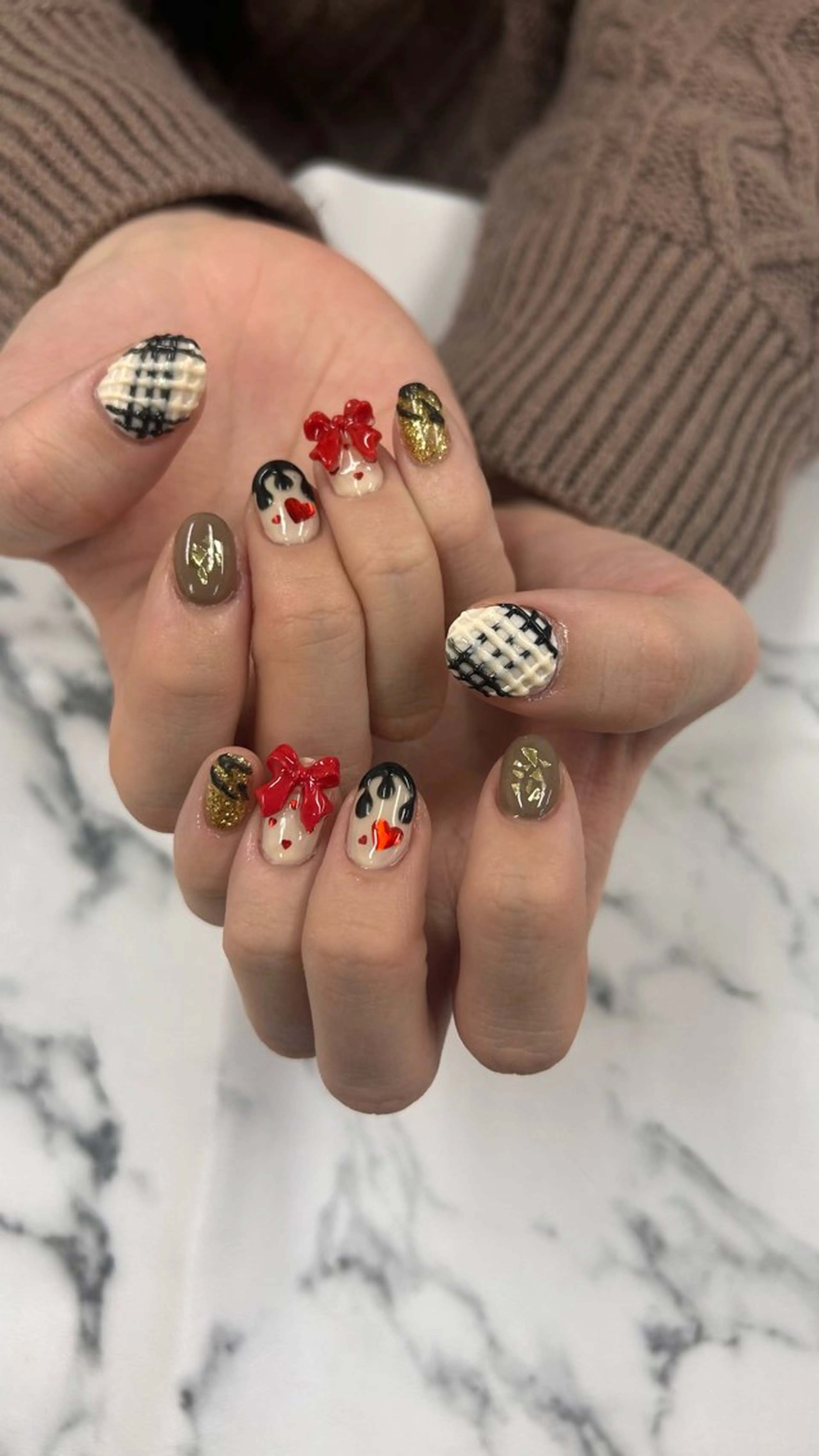 スカルプ☆デザイン練習モデル(C)6本以上※派手めOKの写真