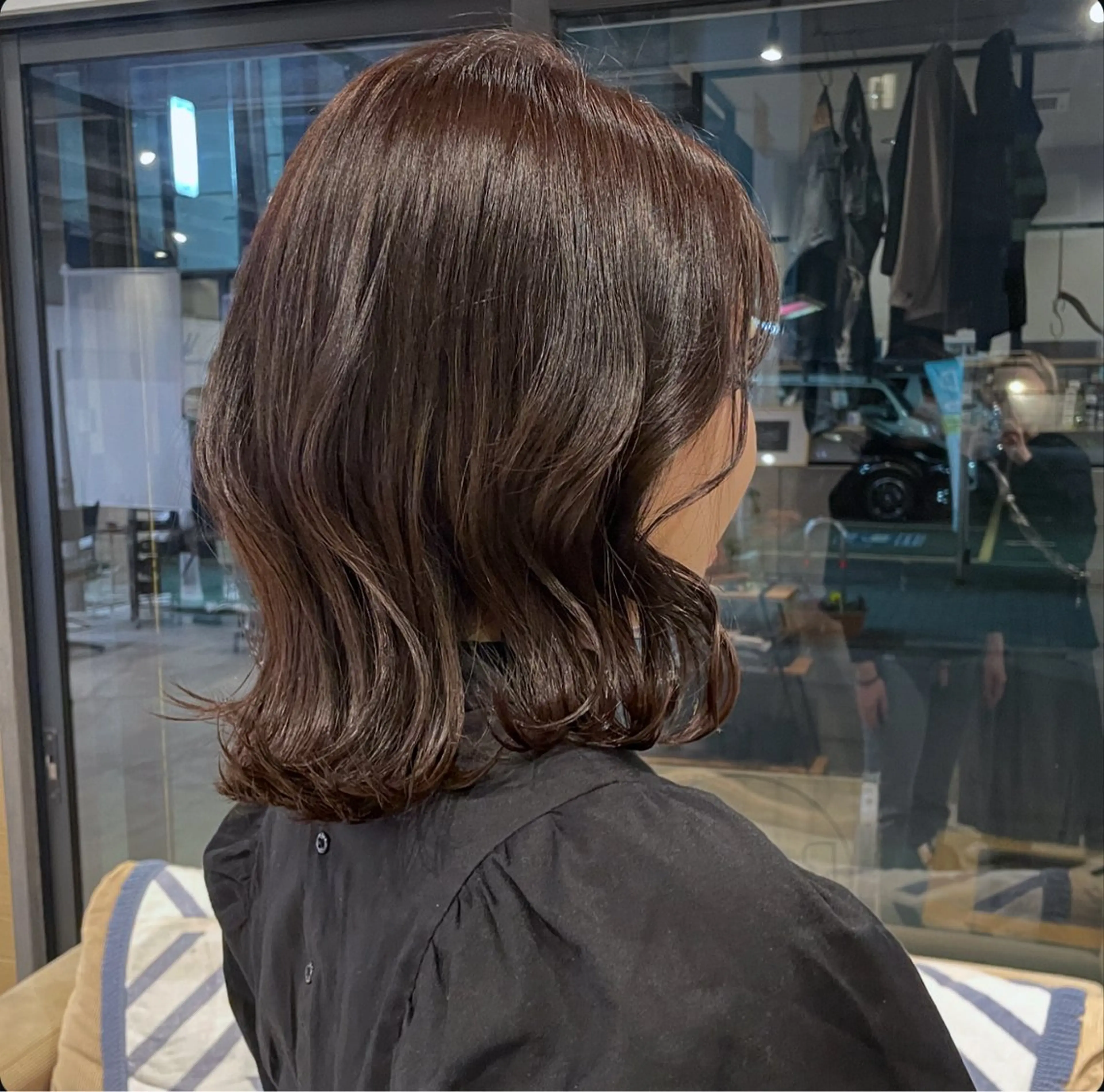 カラー ブラウンカラー Revie  hair所属・Hiyori/透明感 /ボブ/矢場町のヘアスタイル