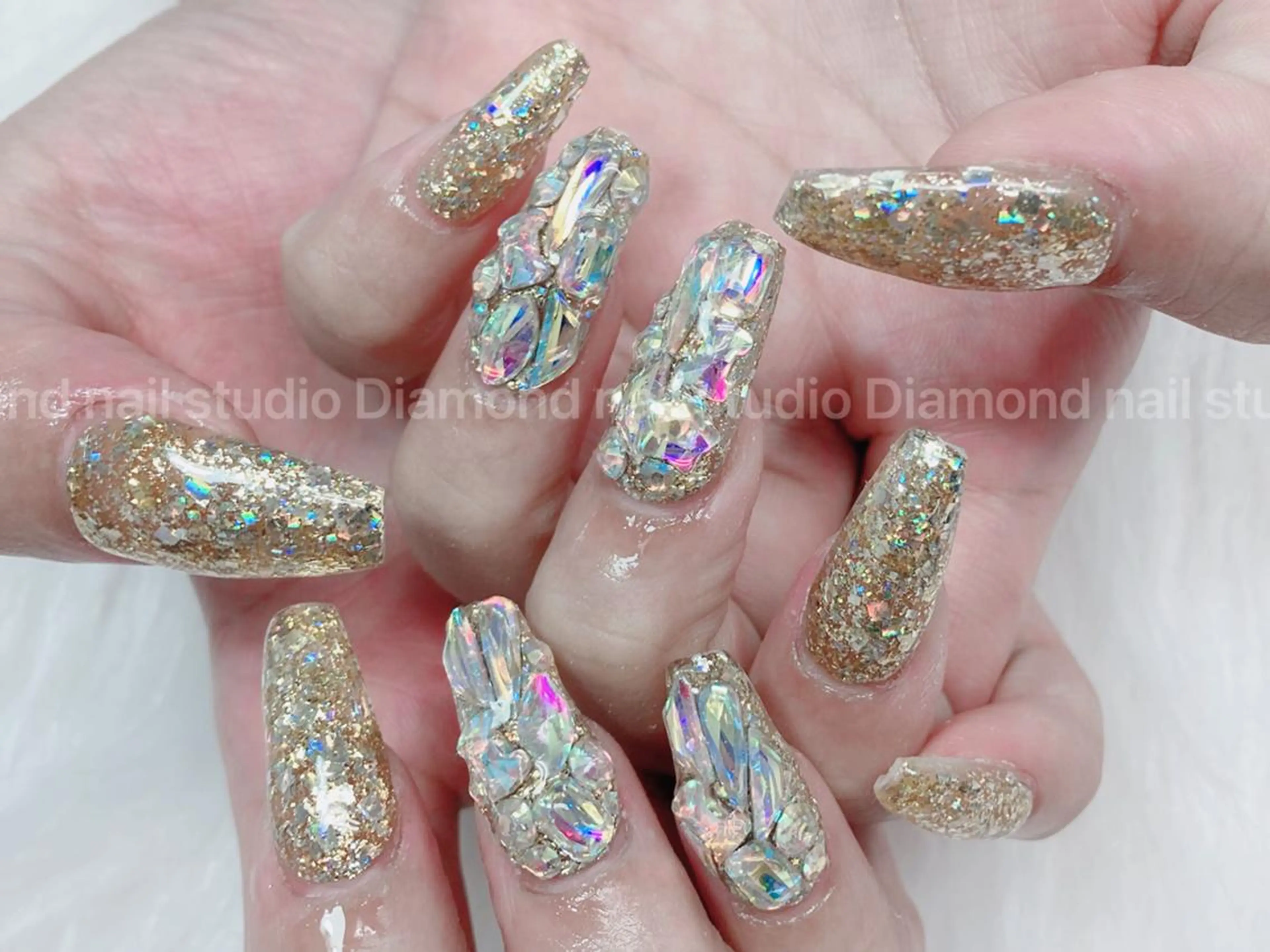 ネイル ハンドネイル DIAMOND Nail🍒のネイルデザイン