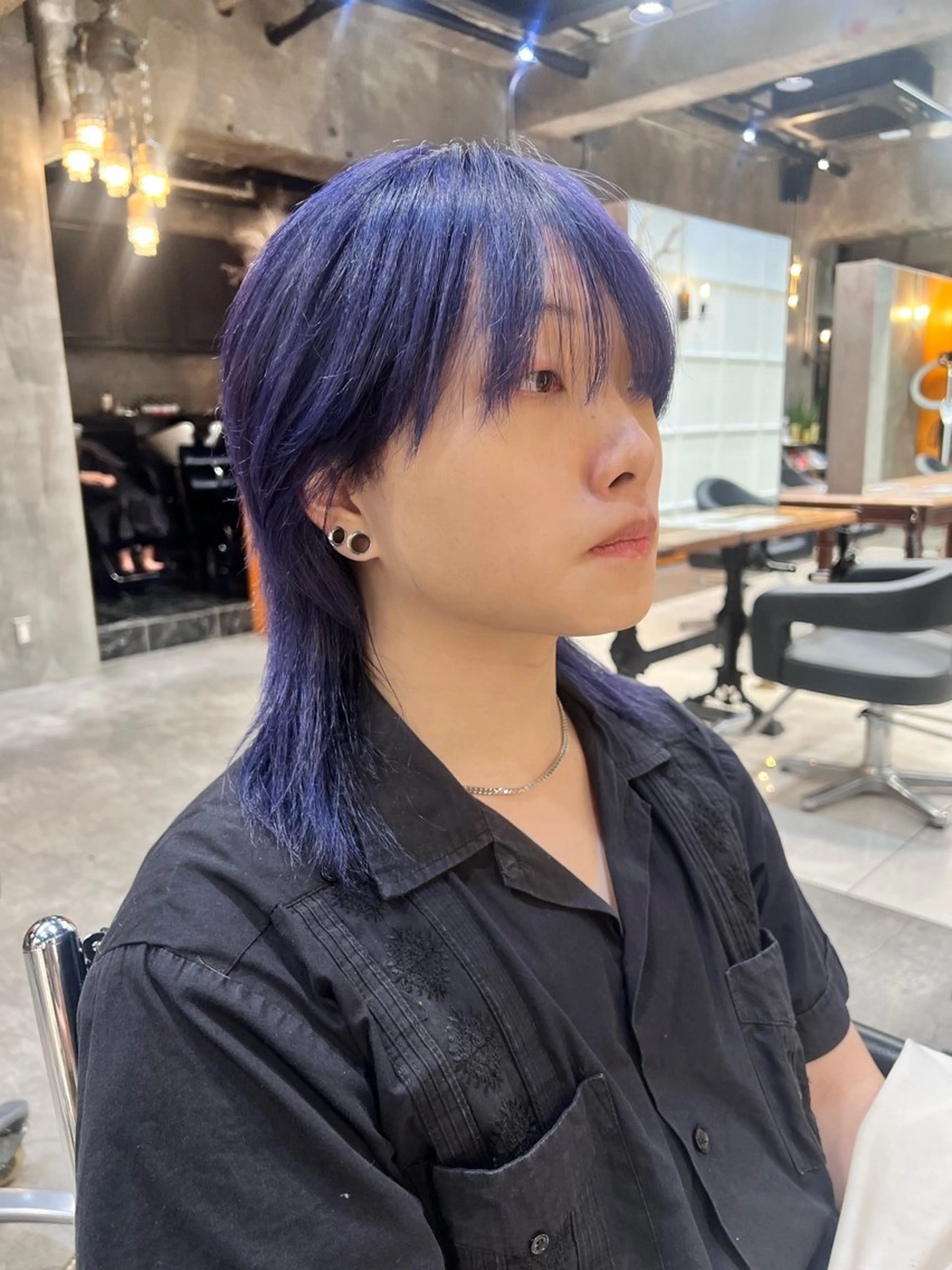 ロング カラー カット ヘアカラー haco＋所属・圧倒的デザイン力 店長🎨RENAのヘアスタイル