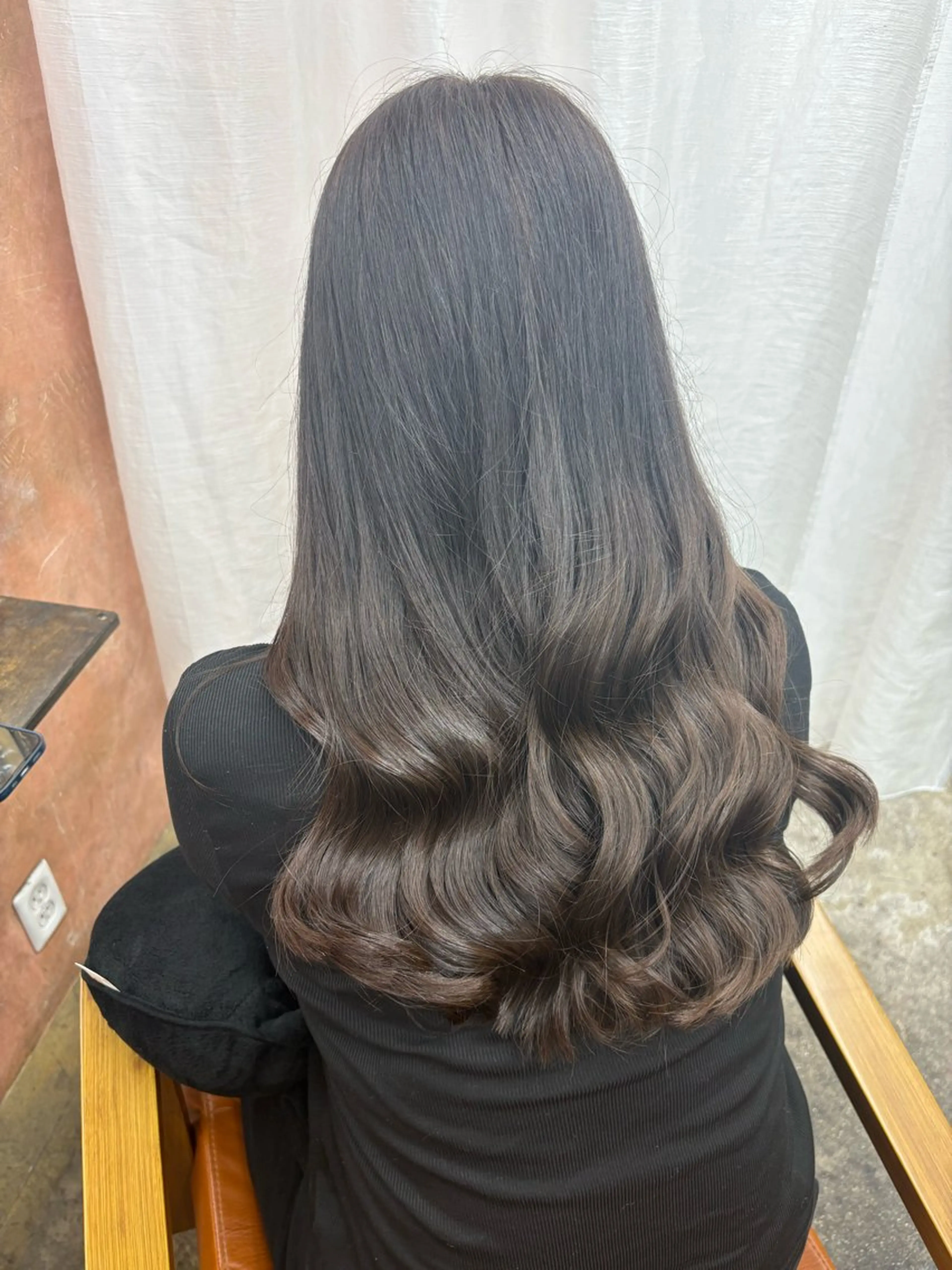 ロング ヘアカラー トリートメント Retsu /UniQのヘアスタイル