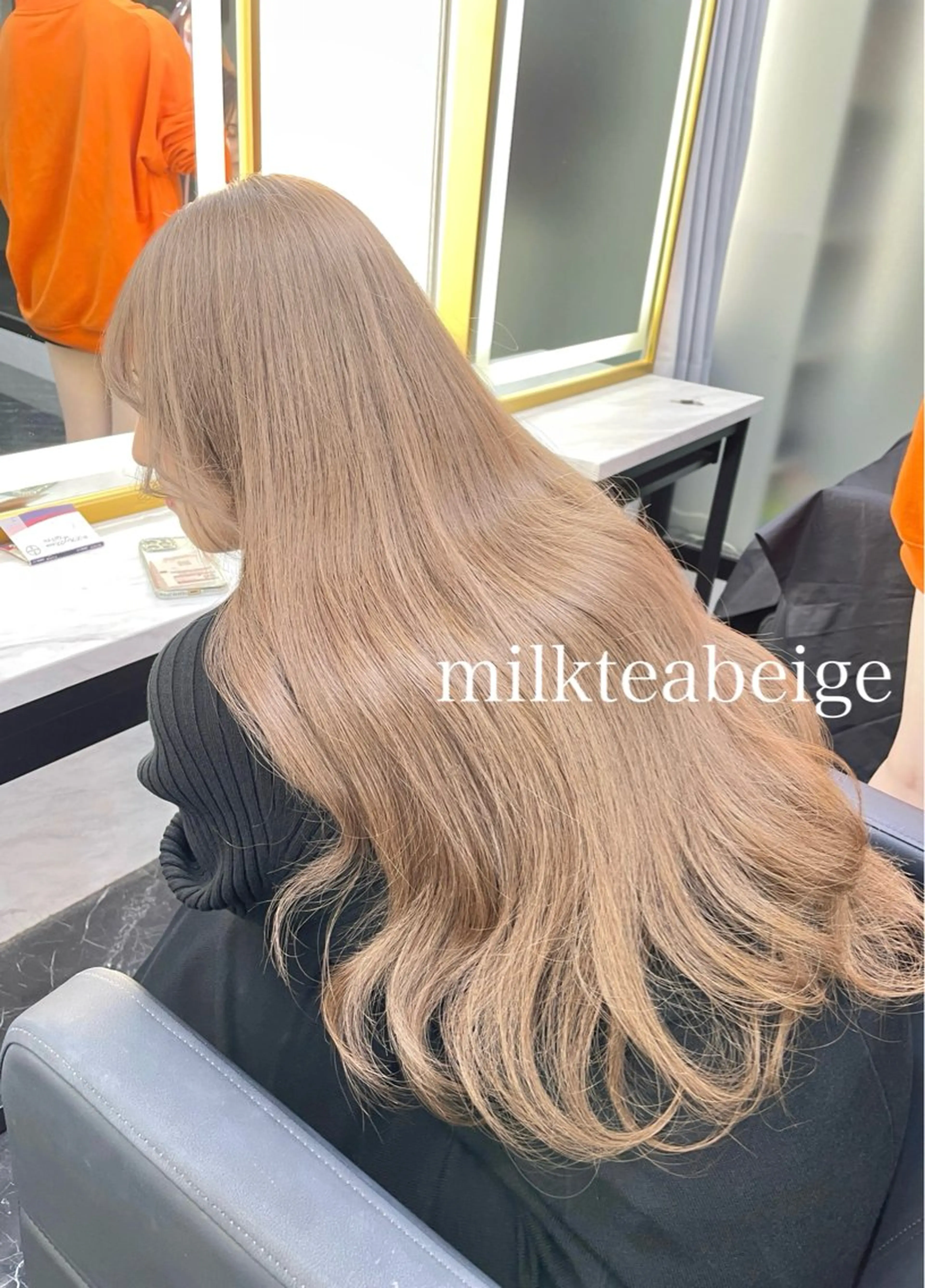 ロング カラー ブリーチ ケアブリーチ ヘアカラー エクステ エクステ🩵ブリーチ 韓国ヘア🩵KAEのヘアスタイル